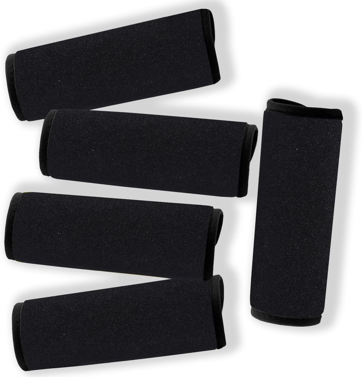 Gowraps Neoprene Luggage Handle Wraps for Traveling Bright Color Luggage Tags|Handle Wraps|Handle Covers (Tomato)