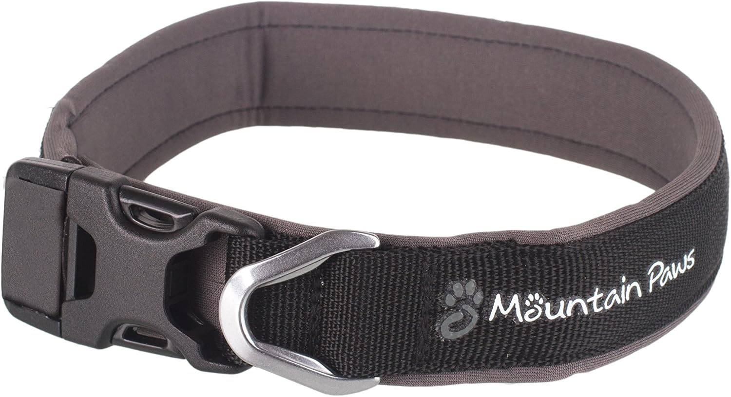 Mountain Paws Dog Collar, Small - Black, S