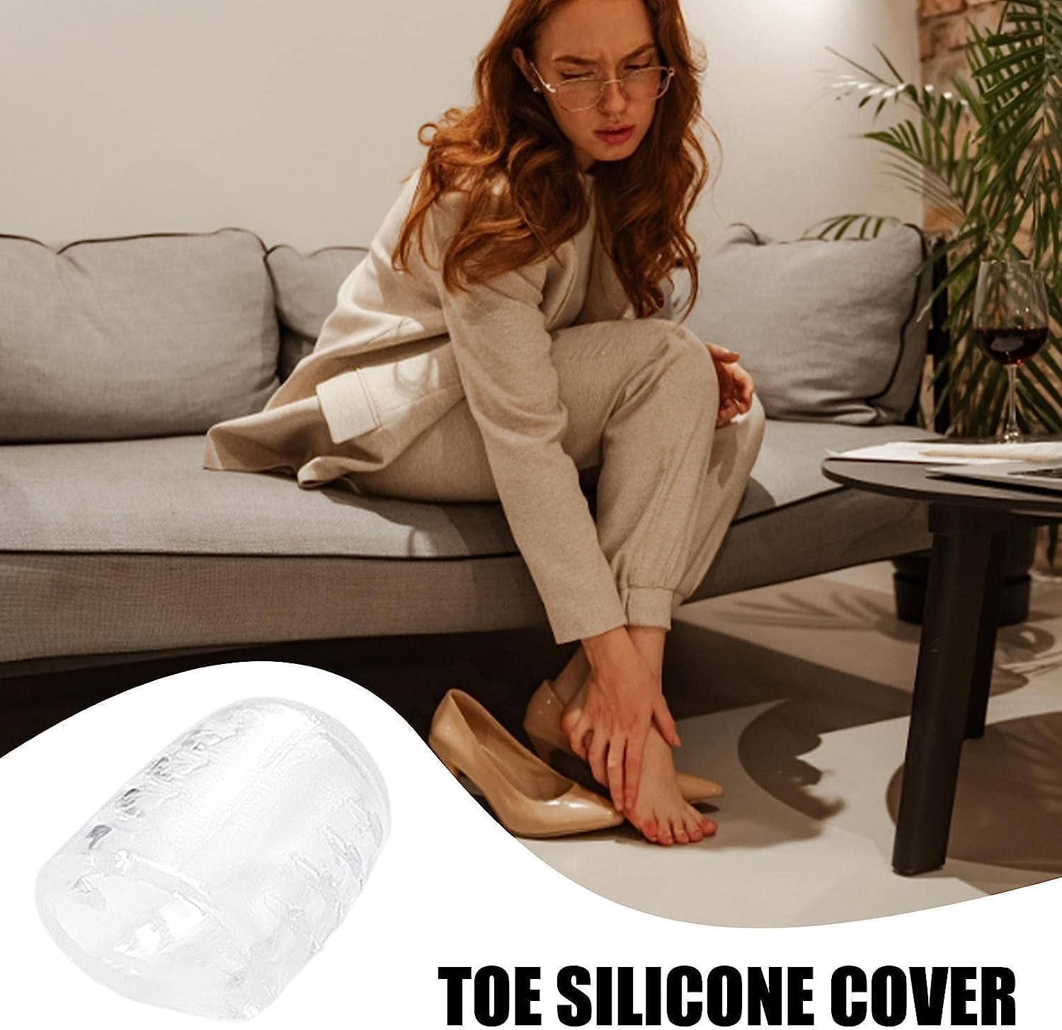 50Pcs Silicone Anti-Friction Toe Protector,Breathable Gel Toe Cap Silicone Toe Cover Sleeves,Toe Cover Breathable Silicone Toe Protector,Breathable Toe Protector Gel Toe Cap,Silicone Toe Cover Toe Pad image number 5
