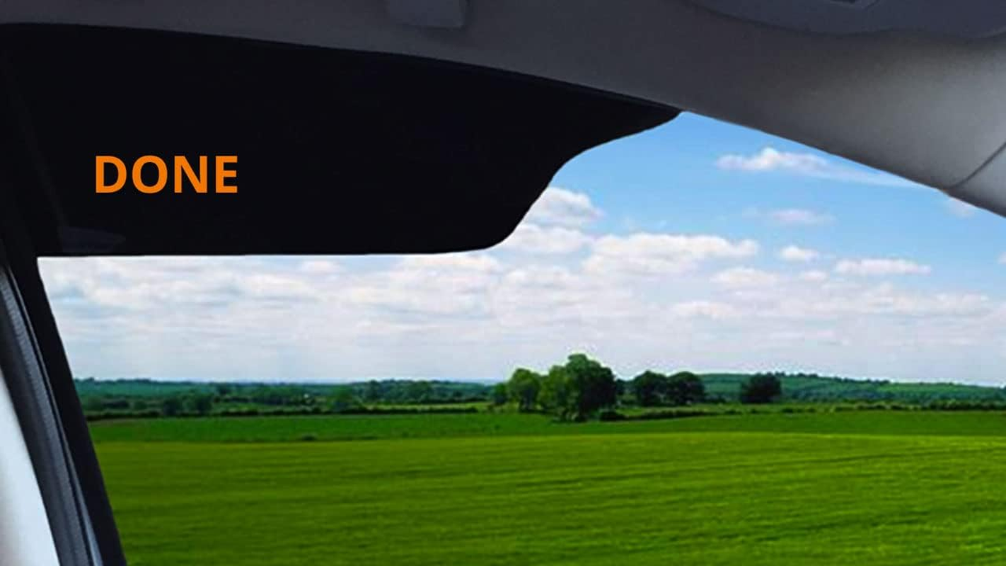 Tuckvisor Blackout Sun Visor Sunshade Extender for Car Window Windshield Sun Shade Anti-Glare Car Sun Visor Protects from Sun Glare, Snow Blindness, UV Rays, Universal for Cars, Suvs 1 Pack