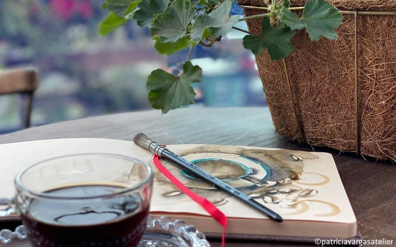 Hahnemuhle Toned A6 200Gsm Landscape Watercolour Book, 60 Pages, Grey image number 2