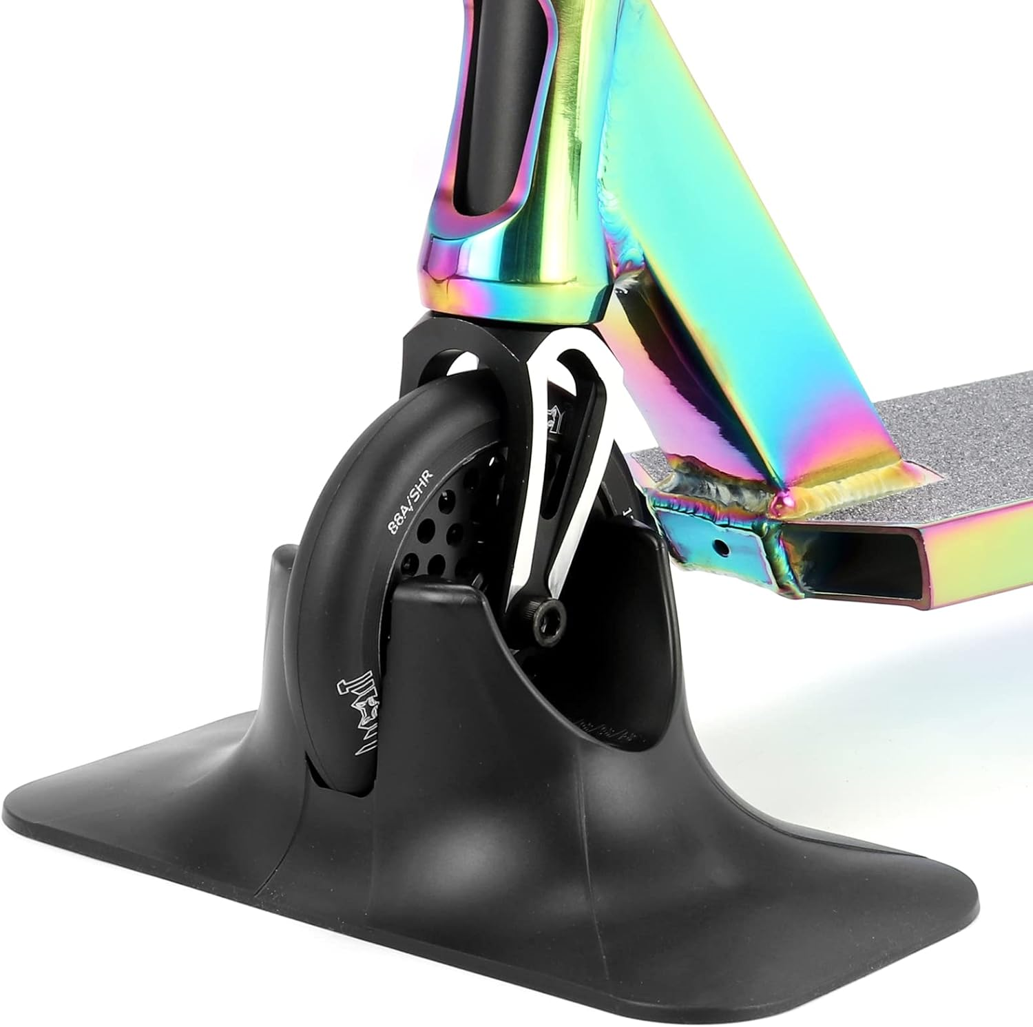 Limit Universal Scooter Stand Parking Scooter Stand Holder Fit Major Scooters and Kick Scooters for Diameter 95-150Mm Thickness 24-30Mm Wheels Organize Multiple Scooters Upright and Stable image number 3