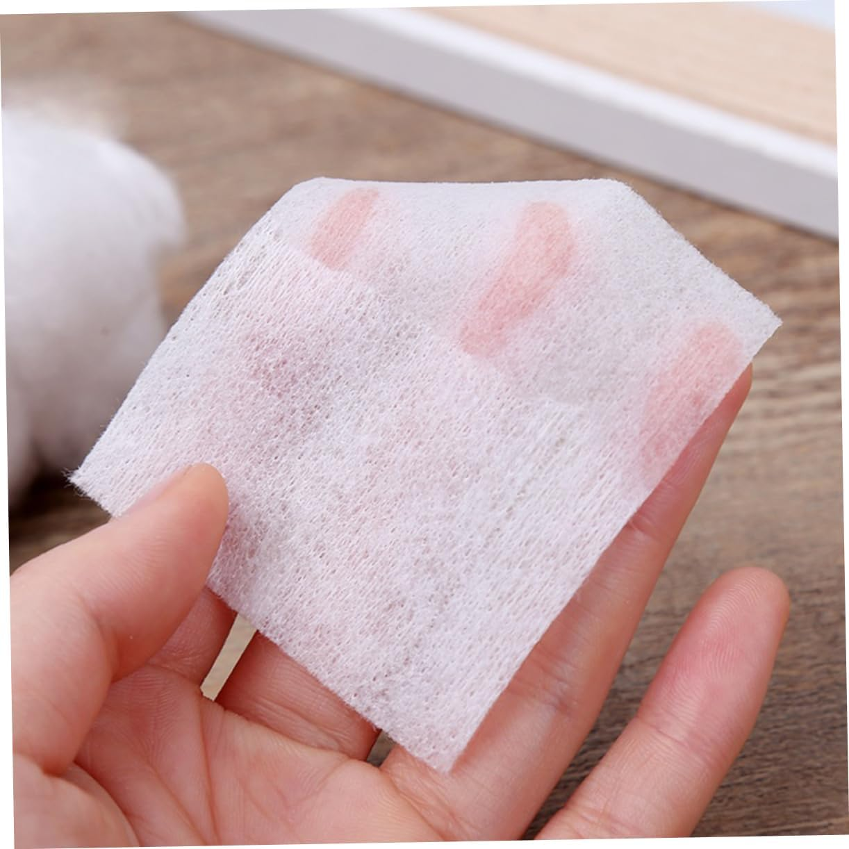 FRCOLOR Verified Australian Cotton Makeup Removal Pads 400Pcs Gentle Soft Absorbent Ideal for Face Nail Art