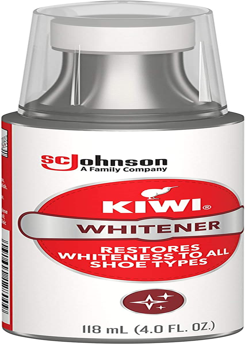 KIWI Shoe Whitener | for Leather, Vinyl, Canvas, Nylon and More | 4 Fl Oz | Includes Sponge Applicator image number 3