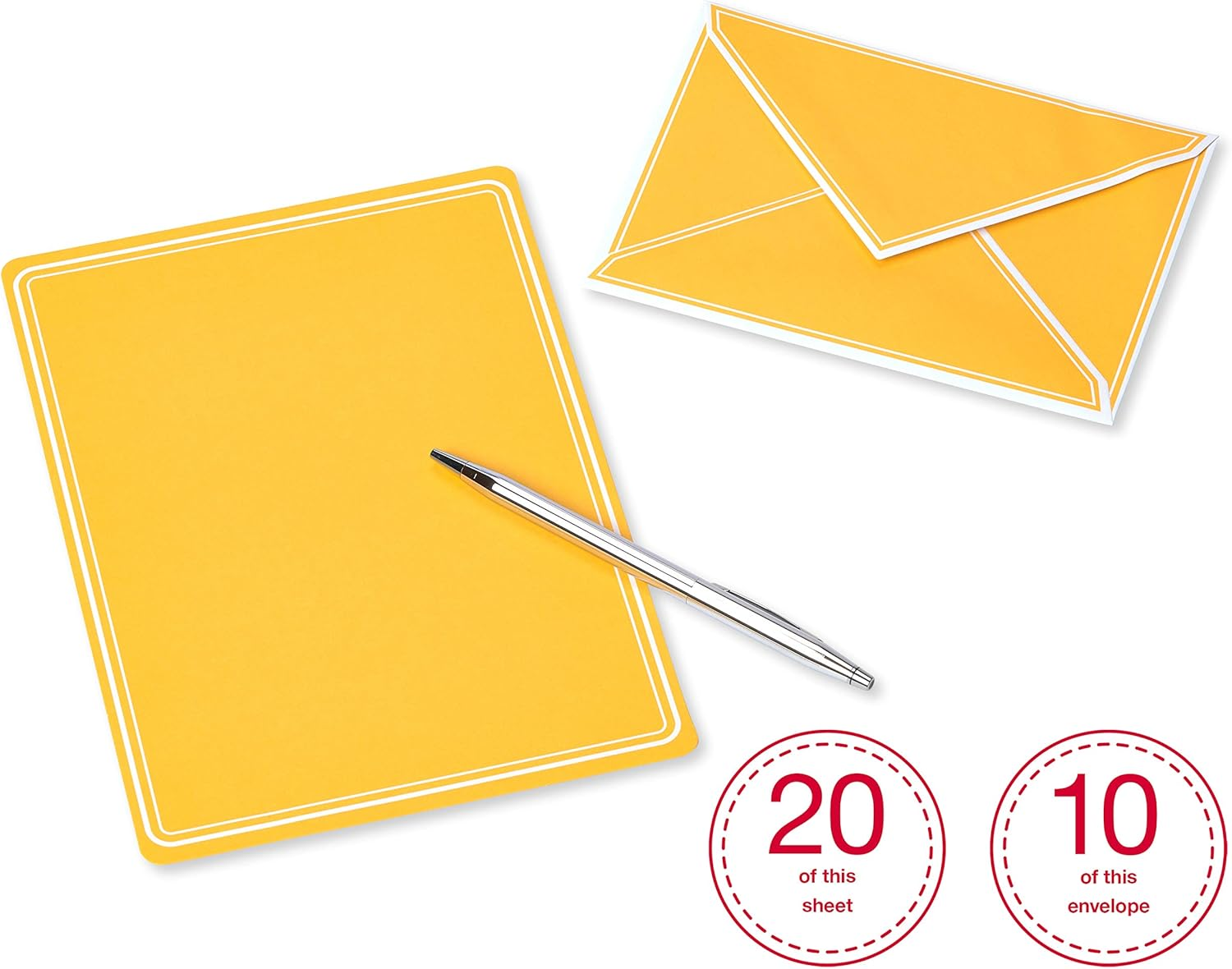 American Greetings Pastel Stationery Sheets and Colored Envelopes (80-Count) image number 4