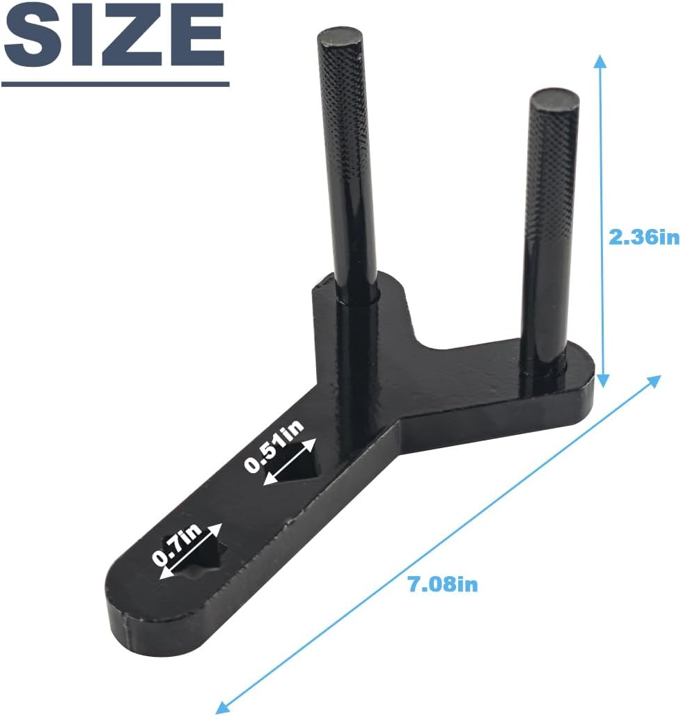 Mandark New Lower Control Arm Prying Car Tool, Specialty Automotive Suspension Bushing Ball Joint Pry Tool, Vehicle Removal Instrument Accessories, Universal for SUV Sedan Truck (Black Pattern) - Silver image number 5