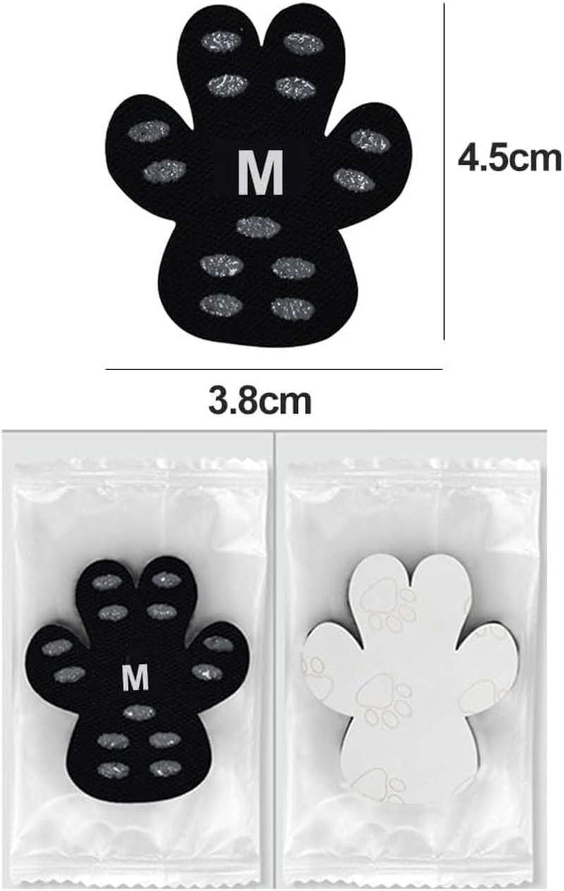 Non-Slip Paw Protection for Dogs, Non-Slip Floor Mats for Dogs for Indoor Use, Non-Slip Paw Plasters for Dogs, Dog Socks Anti-Slip Improve Your Dog'S Grip, Pack of 4 image number 1