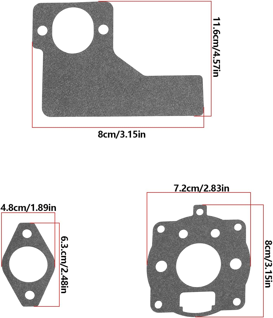 Emsea Carburetor Repair Kit 394989 Engine Repair Carb Rebuild Repair Kit Compatible with Briggs & Stratton 10 11 16 Hp Engine Carburetor image number 2