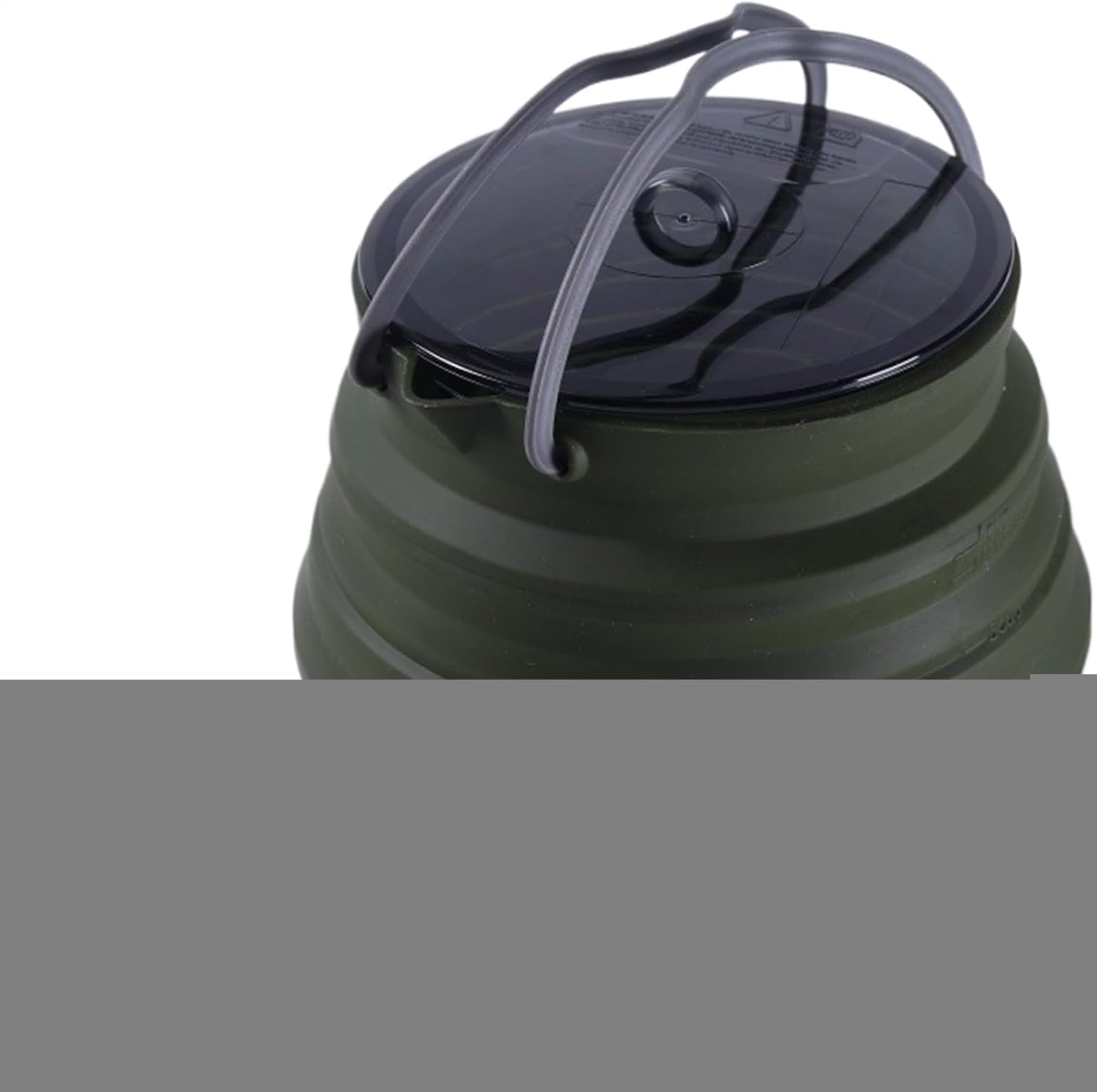 Camping Kettle | Foldable Camping Pot | 1.5L Large Capacity Boiling Water Kitchen Gadget for Traveling Hiking Backpacking Outdoor image number 5