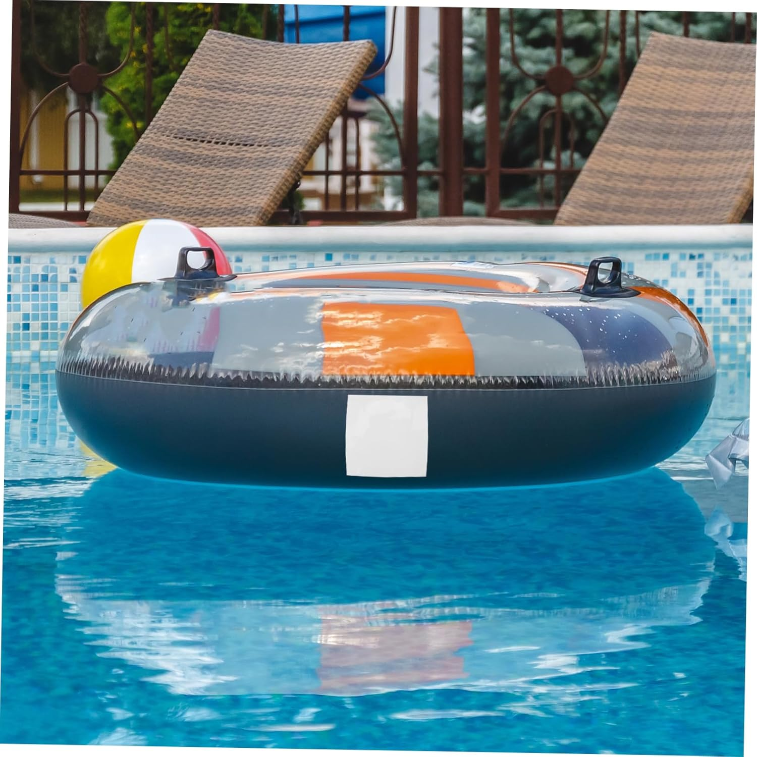 Ifundom Inflatable Product Re Subsidy Adhesive Re Patch Pool Liner Patch Kit Underwater Pool Patch Kit Awning Re Tape Inflatable Air Mattress Patch TPU Transparent image number 1