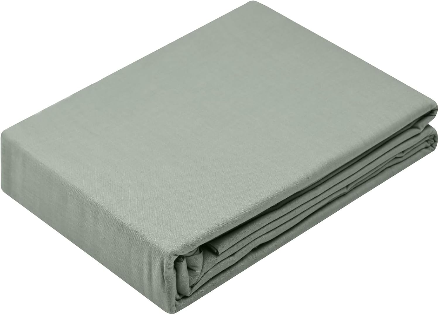 STOF - Fitted Sheet - Size 180 X 200 Cm - 100% Organic Cotton - Quality - Oeko-Tex Certified - Colour Khaki - Horizon Model - Bed Linen for Home - Soft and Comfortable image number 3