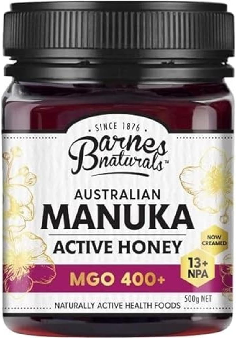 Barnes Naturals MGO 400+ Australian Active Manuka Honey 500 G