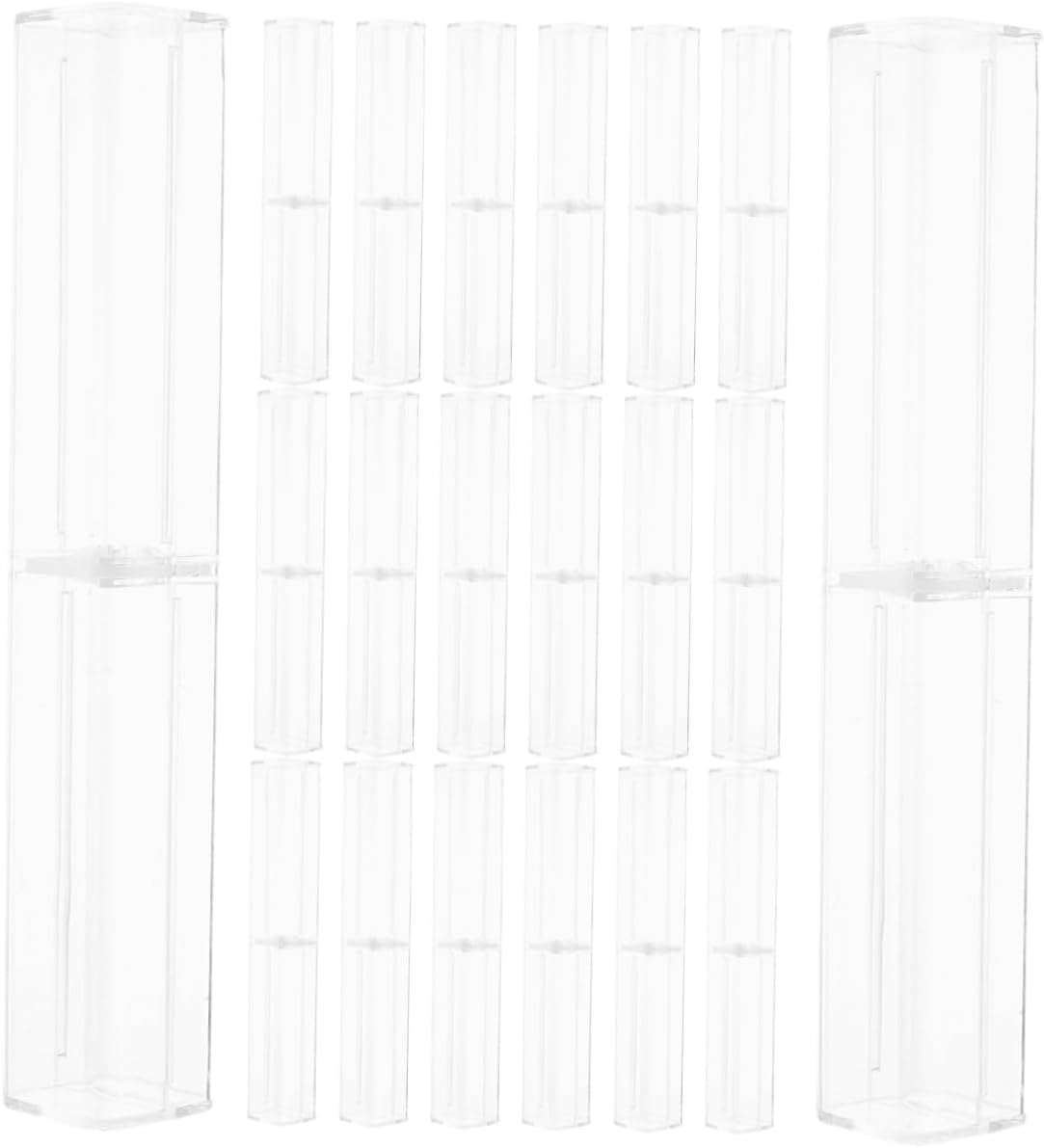 LAPYAPPE 20Pcs Square Pen Case for Home Office Accessories Cube Storage Stationery Office Products