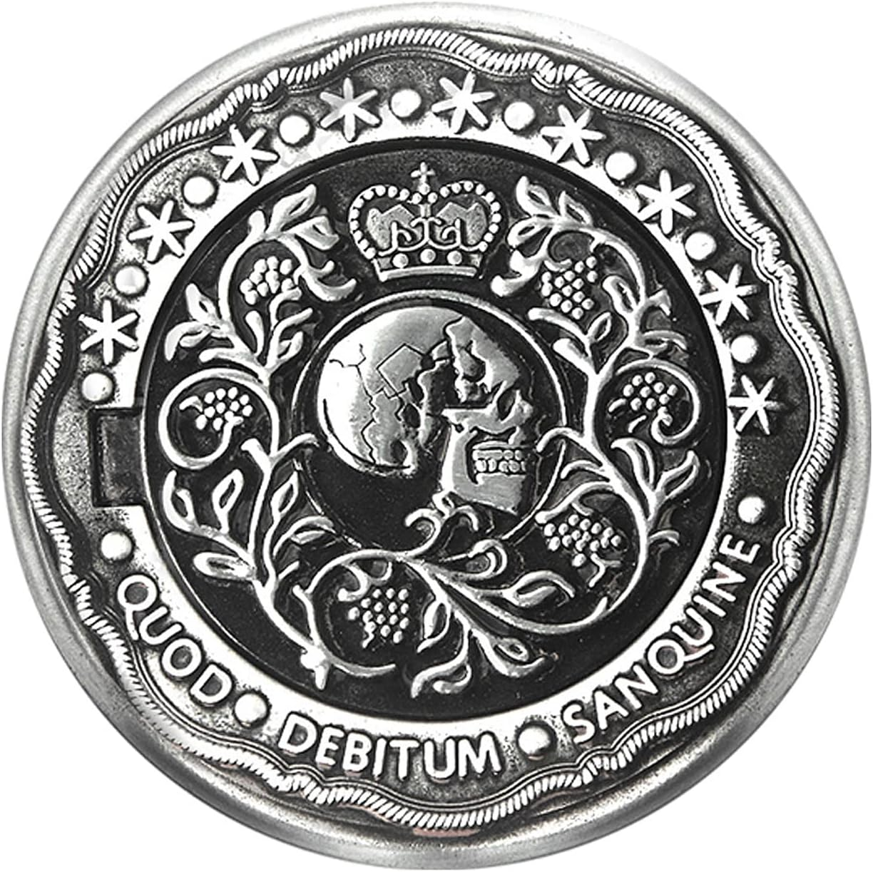 Blood Oath Marker Coin Novelty Metal Coins John Movie Props Cosplay Collecting Coin for Fans for Men Women Teen (Silver Coin)