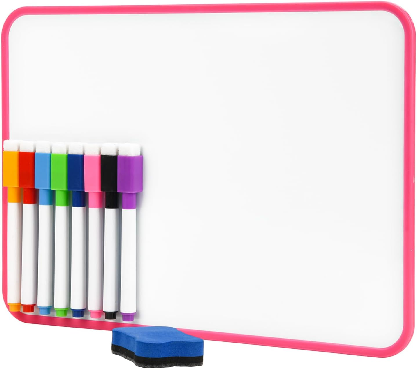 Mini Magnetic Whiteboard, 21 X 30 Cm Small Whiteboard, A4 Desktop Dry Erase Board, Portable Double-Sided Dry Erase Board for Office,School & Home