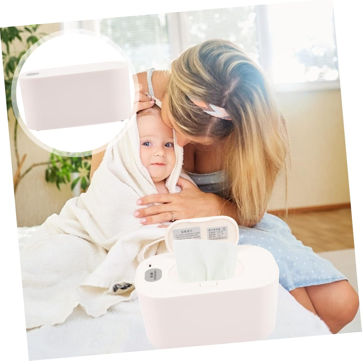 KOMBIUDA Wipe Warmer Dispenser High-Strength Material Easy to Use for Facial Tissues image number 6