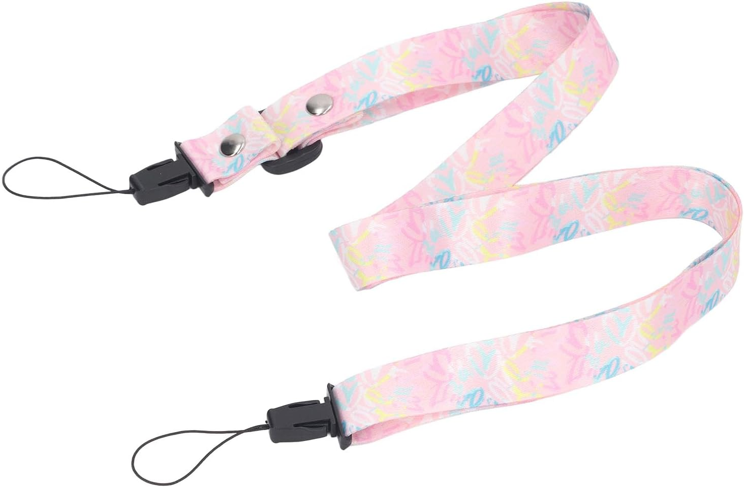 Camera Neck Shoulder Strap, Camera Strap Durable Comfortable for Professional Cameras (Pink Graffiti) image number 5