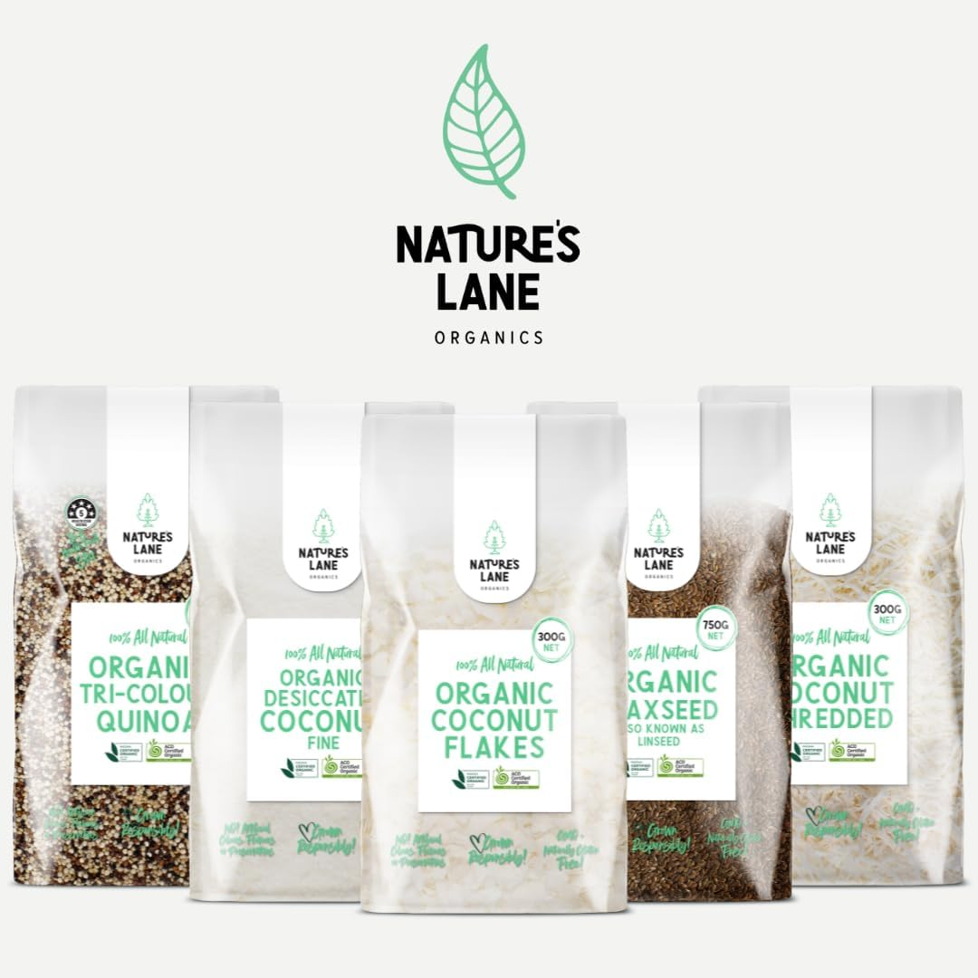 Natures Lane Organics Coconut Flakes 300 G image number 5