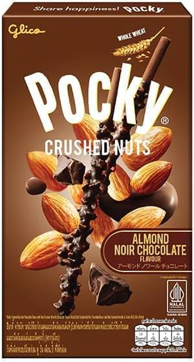 Hilary Pocky Crushed Fruits and Nuts Pack (4 Packs) - Blueberry Yoghurt, Strawberry Peach Yoghurt, Almond Milk Chocolate, Almond Noir Chocolate image number 1