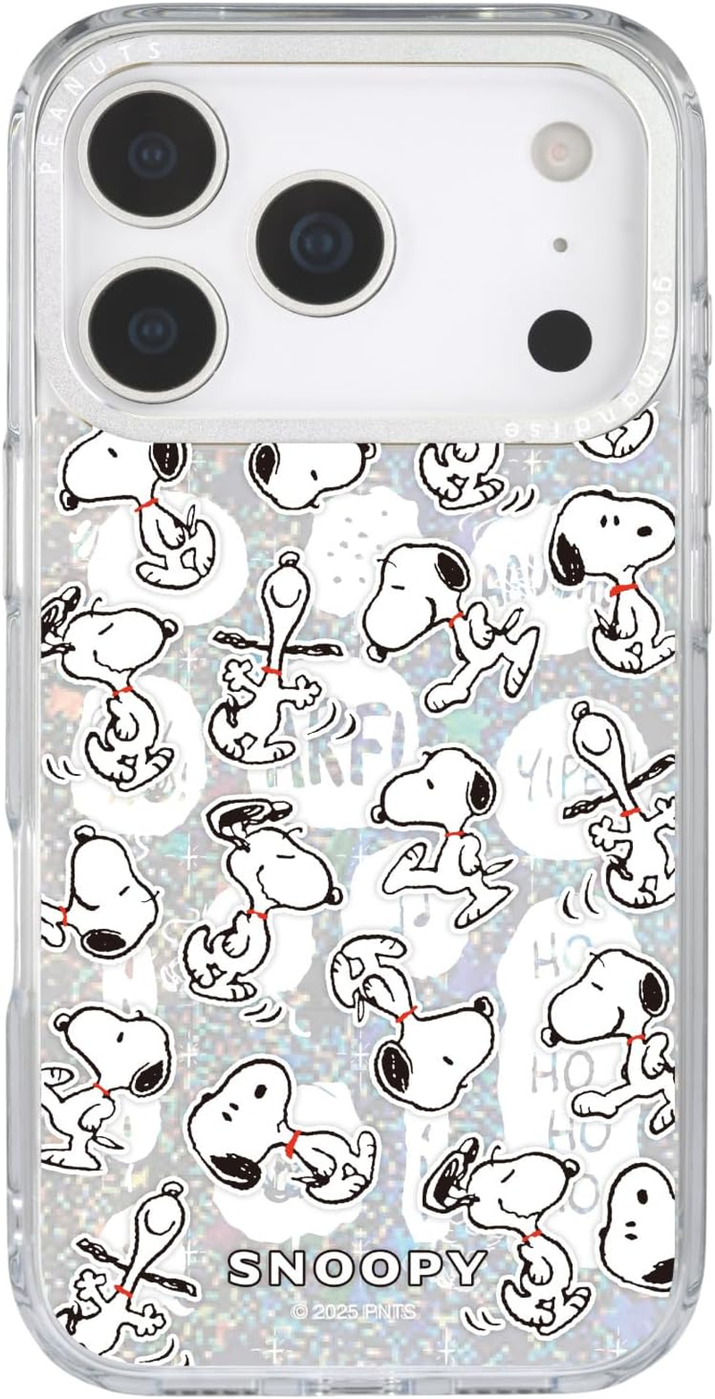 Gourmandies SNGG-179B Peanuts Snoopy Camera Frame Iphone 17 Pro Compatible Case for All