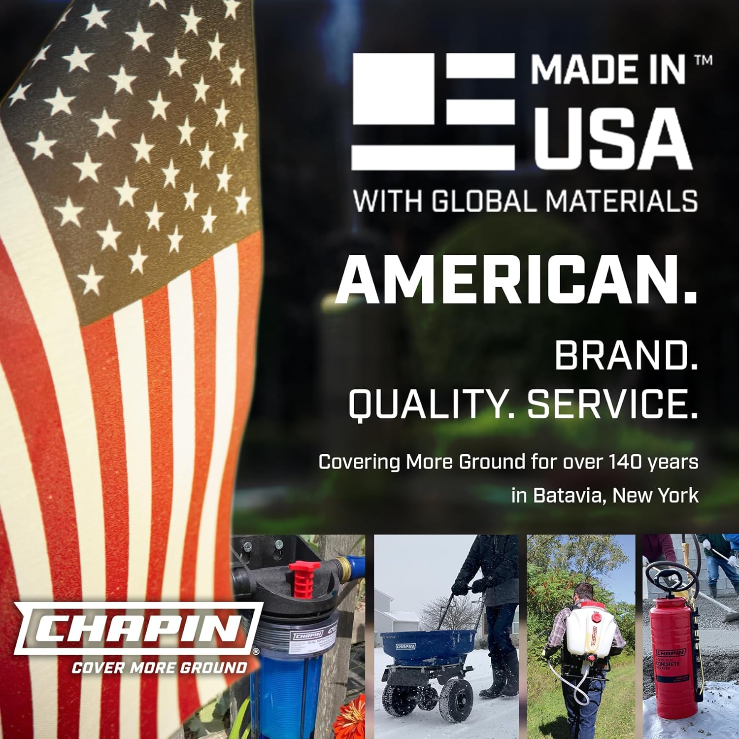 Chapin 26021XP Made in USA 2-Gallon Heavy-Duty Compression Sprayer for Professional Use, with 3 Nozzles -One Brass, Pressure Relief Valve, Comfort Grip Handle, Translucent White image number 5