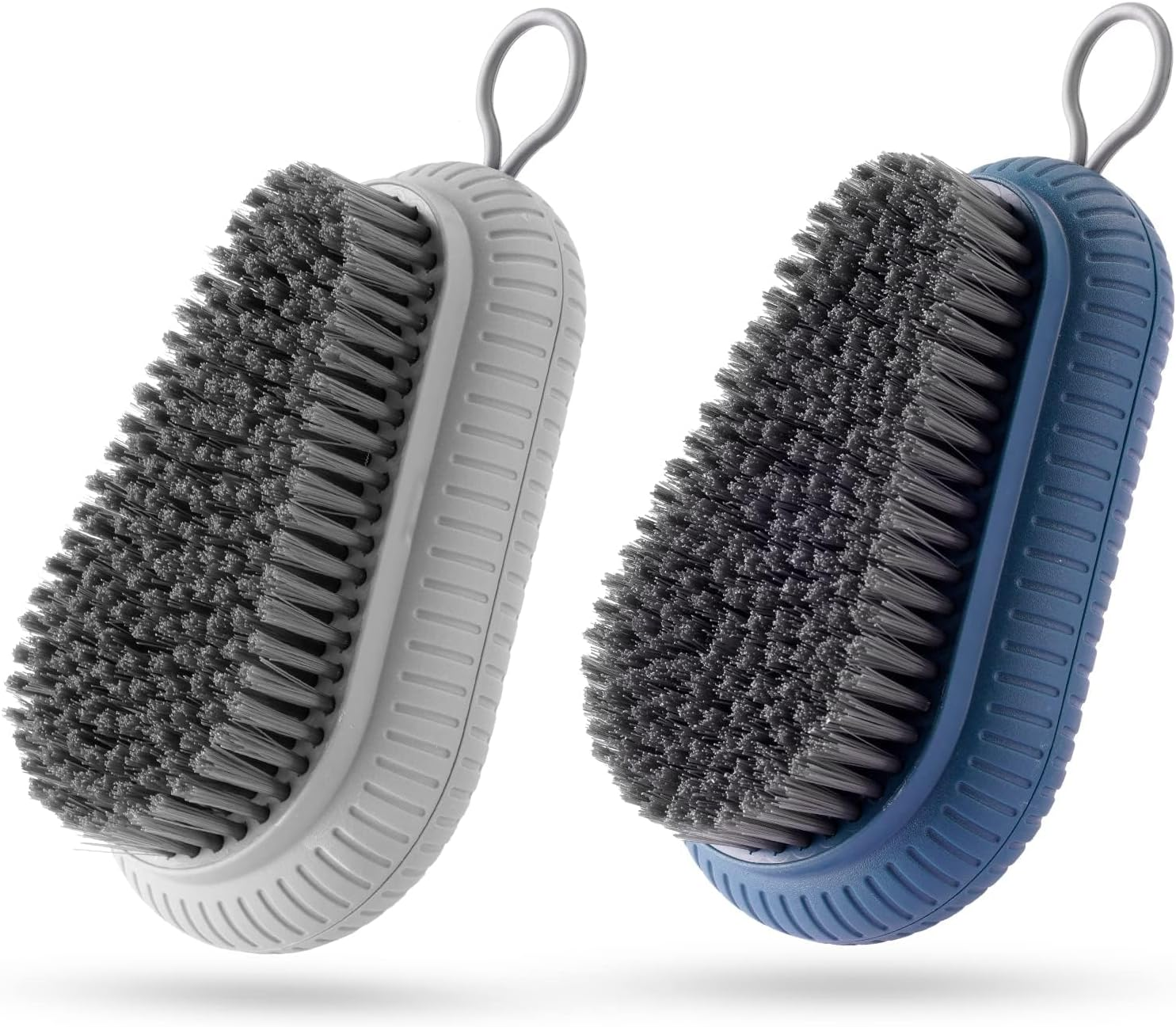 Nail Brush, 2 PCS Heavy Duty Nail Brushes for Cleaning Fingernails, Hand Scrub Brush with Hanging Rope, Narrow Bristles Fingernail Brushes for Cleaning and Scrubbing Fingernails and Toes