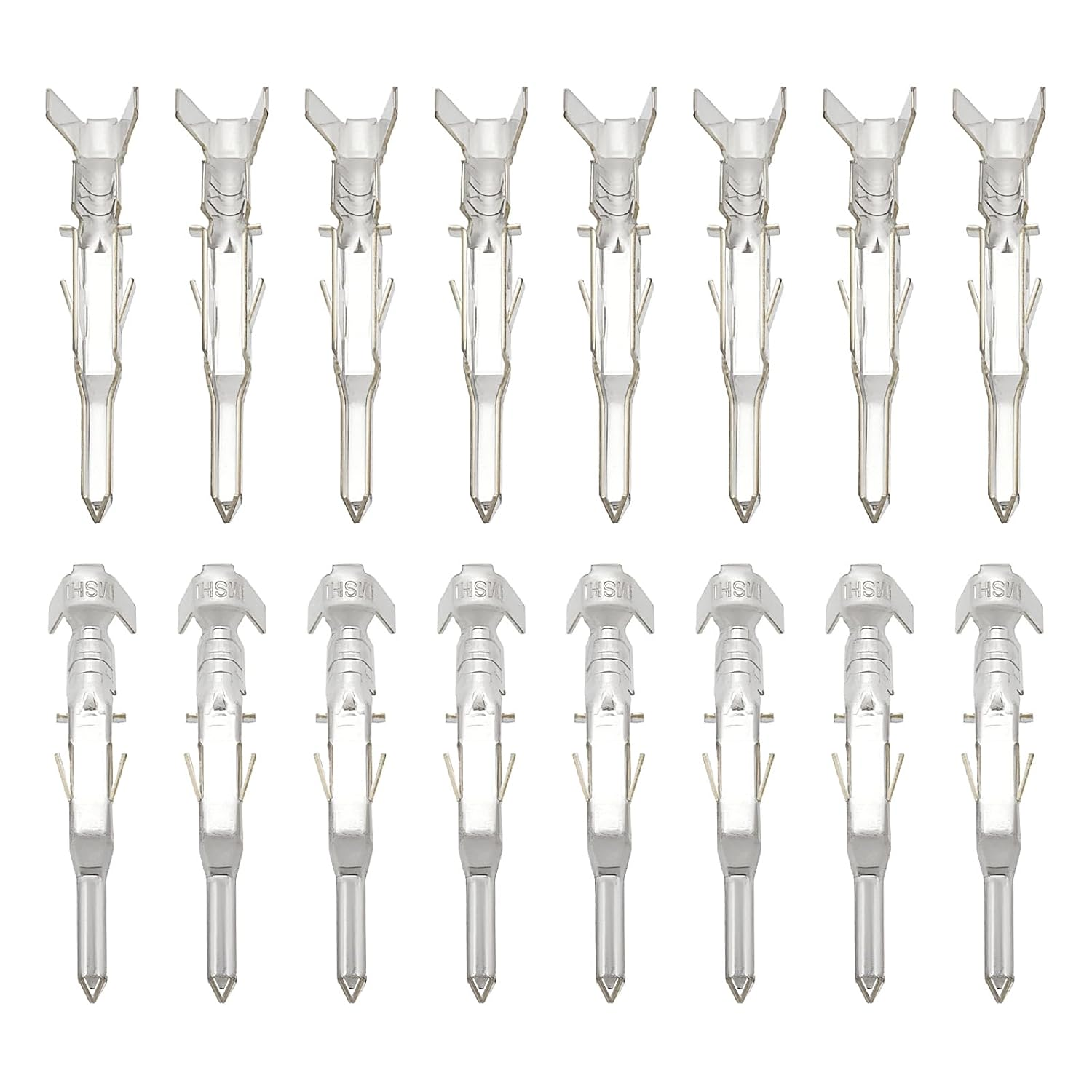 Emagtech 100Pcs 5559 4.2Mm Crimp Terminals Crimp Connector W2W Wire-To-Wire Crimp Connectors 39000040 Compatible with Molex Mini Compatible with Jr. Style image number 6