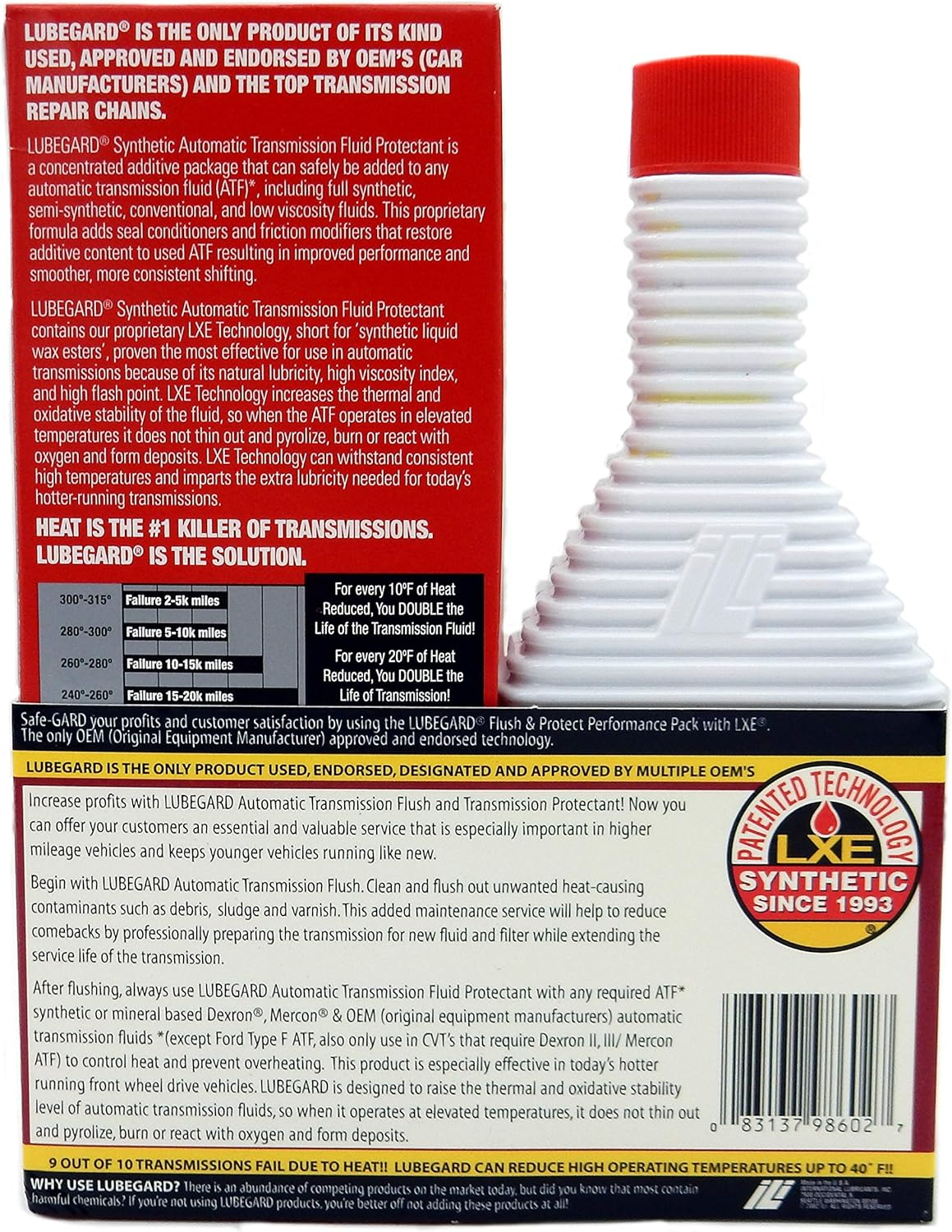 Lubegard 98602 Flush and Protect Performance Pack for Automatic Transmissions image number 1