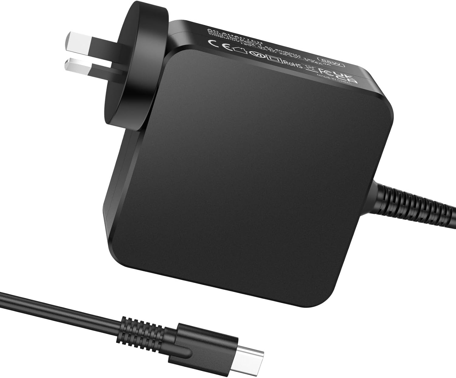 USB C Laptop Charger 65W Type C Power Adapter for Lenovo Chromebook/Thinkpad/Macbook, 65W 45W USB-C Wall Charger Adapter for Hp/Dell/Acer/Samsung/Huawei/Switch with 1.7M Cable for Most Type-C Devices image number 4