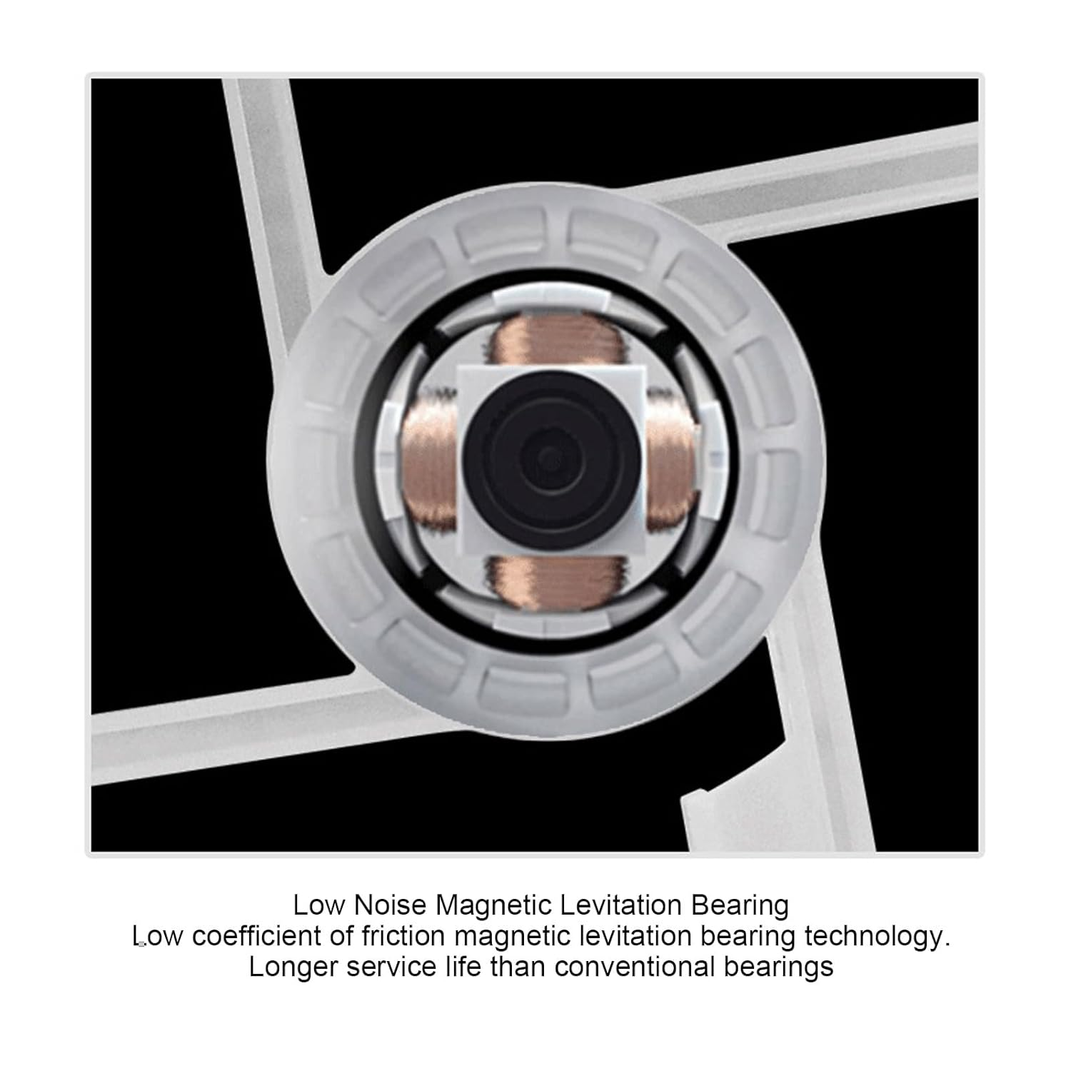 80Mm ARGB Silent Case Fan with RGB Lighting 800-2500RPM High Speed High Airflow PC Fan for CPU Cooler Radiator Computer Case Cooling image number 2