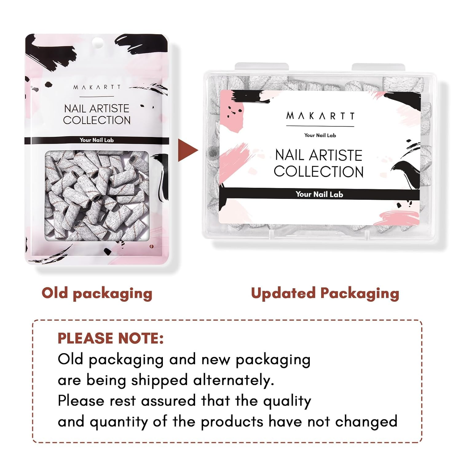 Makartt Sanding Bands for Nail Drill:50 Pcs Small Nail Sanding Files with 2025 Upgrade Design 3.1Mm Mandrel Bits,180 Medium Grits (White, #180) image number 3