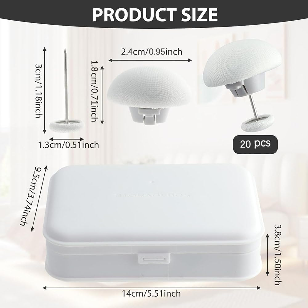 20 Pcs Duvet Clips | Doona Clips & Quilt Clips &ndash; Reusable Non-Slip Comforter Fasteners, Quilt Cover Holder Clips for Securing Bedding, Duvet Covers, Cushions & Curtains (White) image number 4