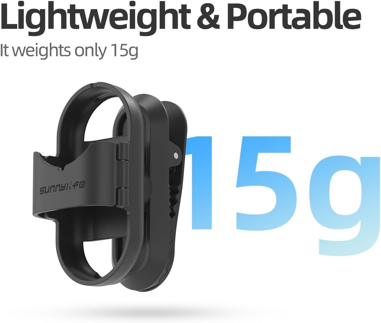 Camgo Sunnylife Backpack Clamp Mount for Insta360 3 / GO 3S image number 1