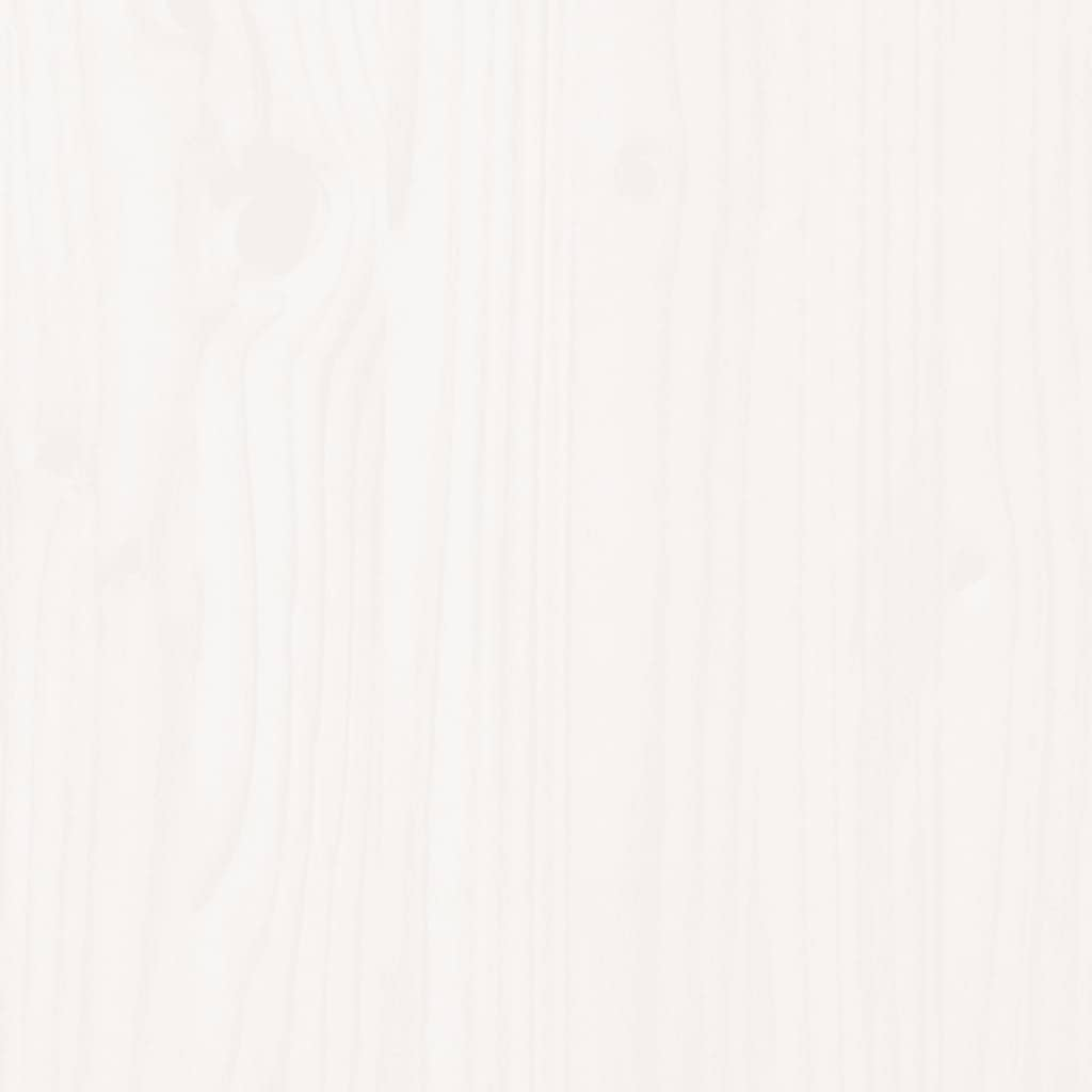 Vidaxl Wooden Garden Table, Ic Outdoor Patio Table, Durable and Solid Pinewood, Classic White Design, Scandinavian Style, Weather Material, 159.5X82.5X110 Cm image number 3