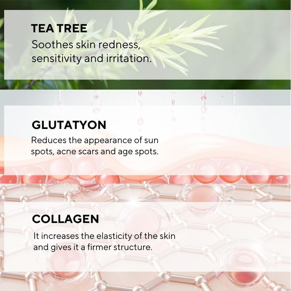 The Ceel Collagen Peel-Off Mask with Glutathione, Ceramide NP & Tea Tree &ndash; Night Wrapping Film Mask for Hydration, Firming & Radiance &ndash; Peel-Off Face Mask for All image number 5