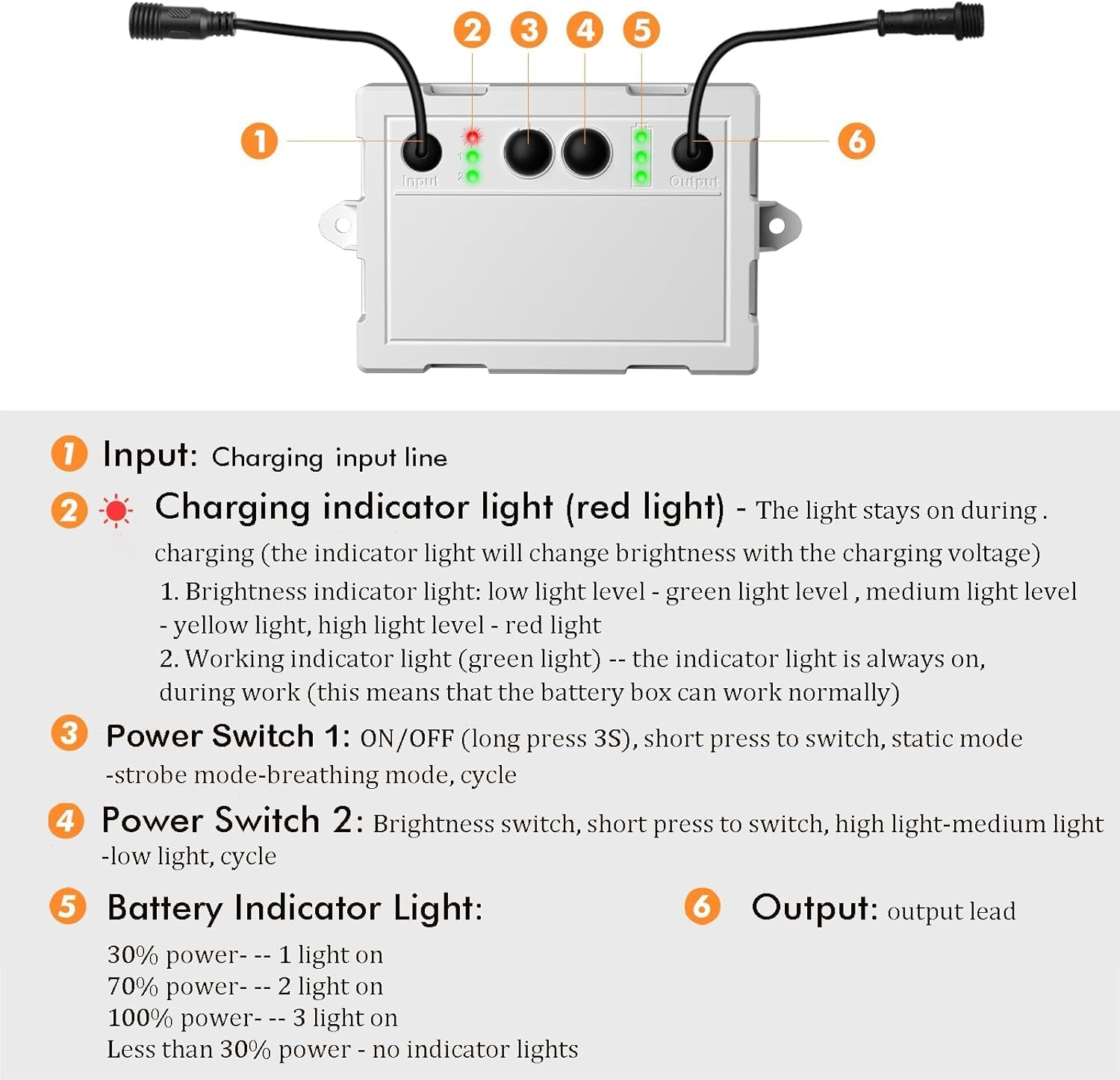 MEIHUA Solar Spotlights Outdoor 4 in 1 2700K Warm White 3 Brightness IP66 Waterproof Solar Garden Lights Outdoor Smooth/Flash Mode Solar Landscape Lights for Garden Path Tree Pathway Yard image number 6
