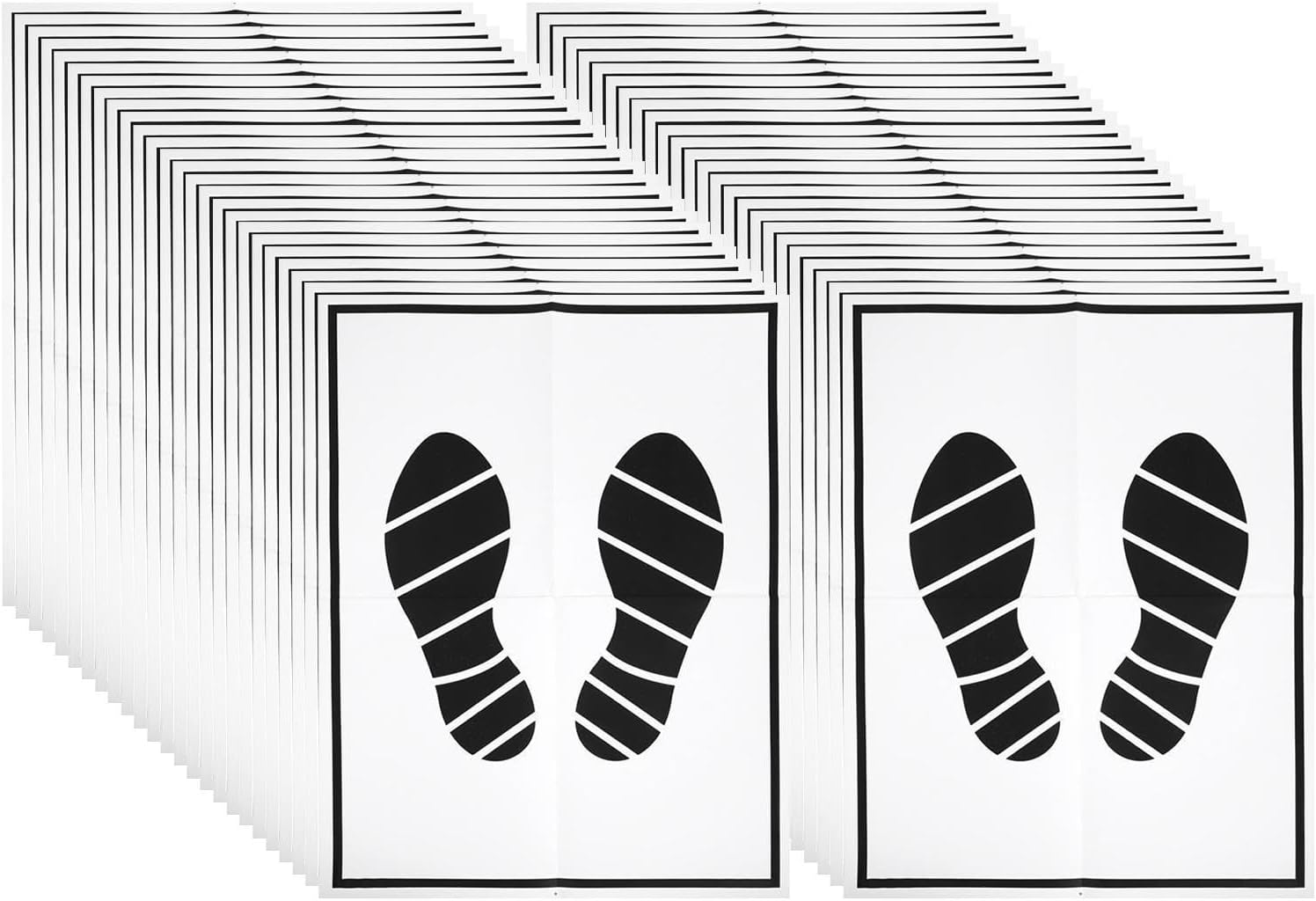 Mqetly 50Pcs Car Floor Mat Paper, Disposable Mat Paper, Auto Detailing, Portable Car Floor Mat, Vehicle Floor Mat for Suvs, Hotels image number 1