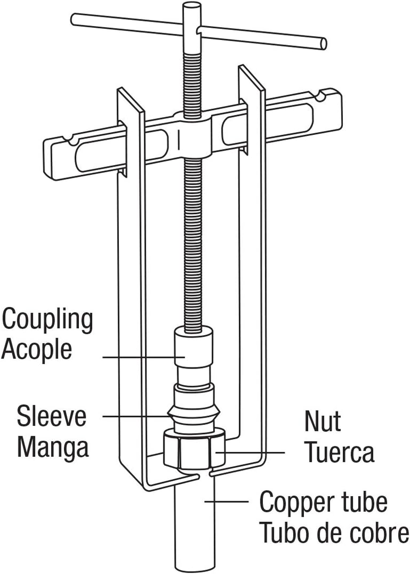 Armour Line RP77233 Faucet Handle and Sleeve Puller, (Single Pack), Red