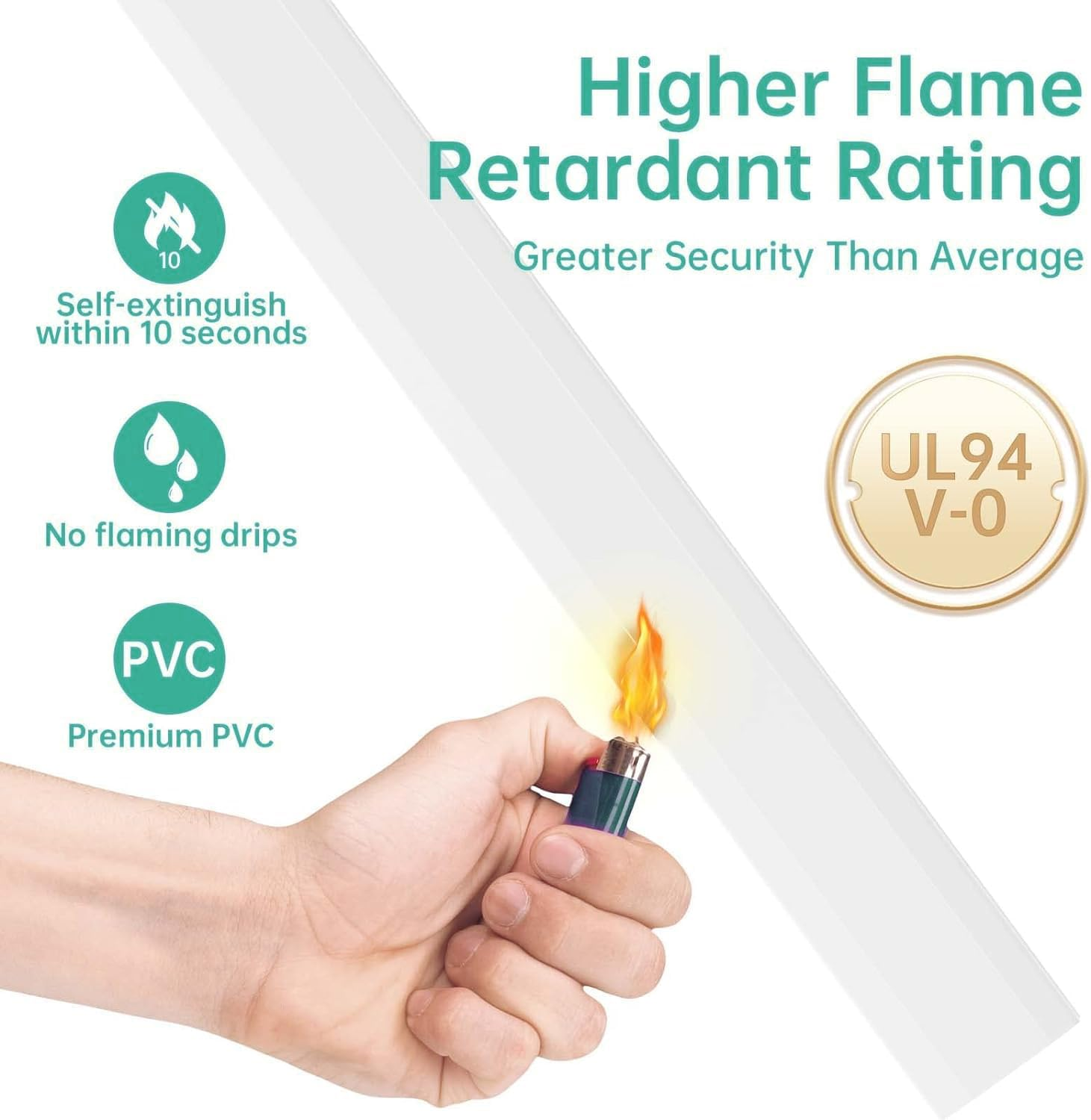 Cord Hider Wall Kit,125.6In Cord Covers for Wires, Cord Cover,Cable Hider Wire Covers for Cords, Wire Hiders for TV on Wall, Easy Set up Cable Cover Cable Management Kit, 8X W0.98 H0.5In