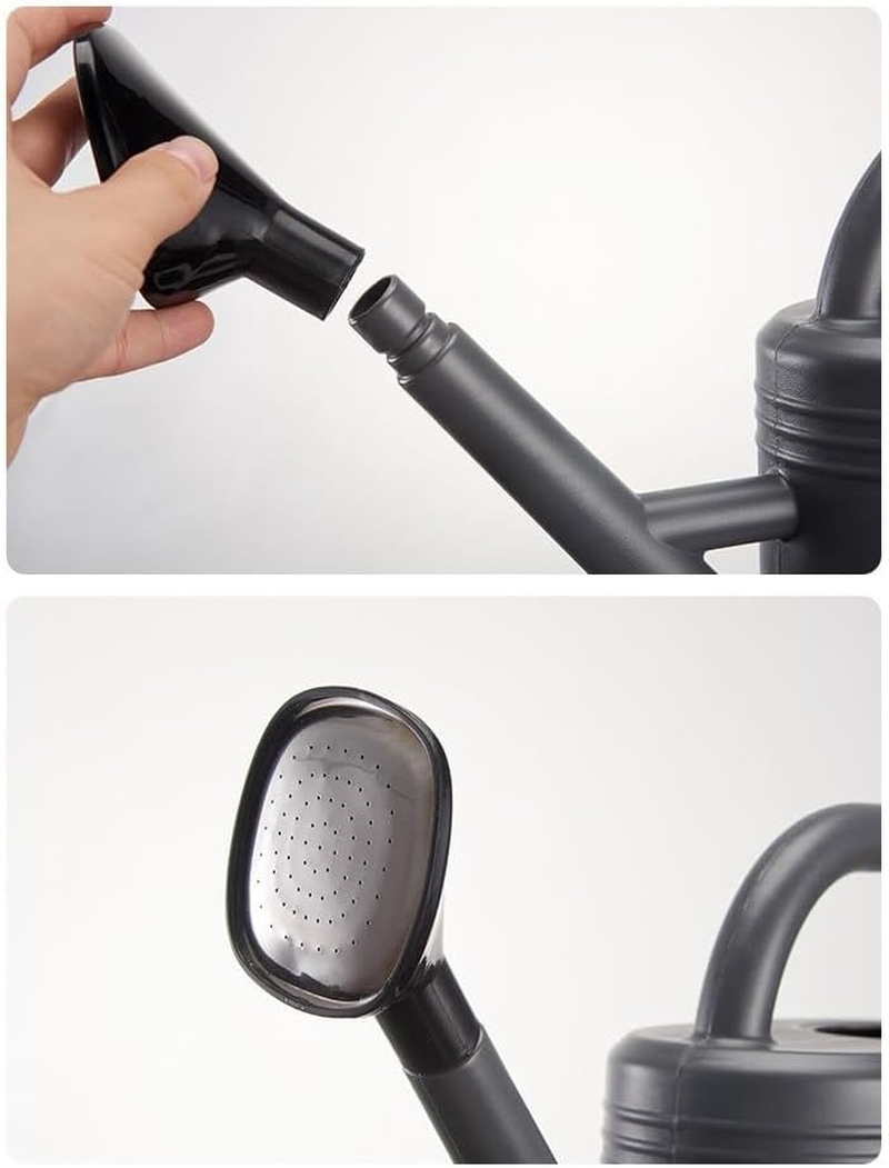 Watering Can for Indoor Plants, Garden Watering Cans Outdoor Plant House Flower, Watering Can Large Long Spout with Sprinkler Head (Grey, 5L) image number 5