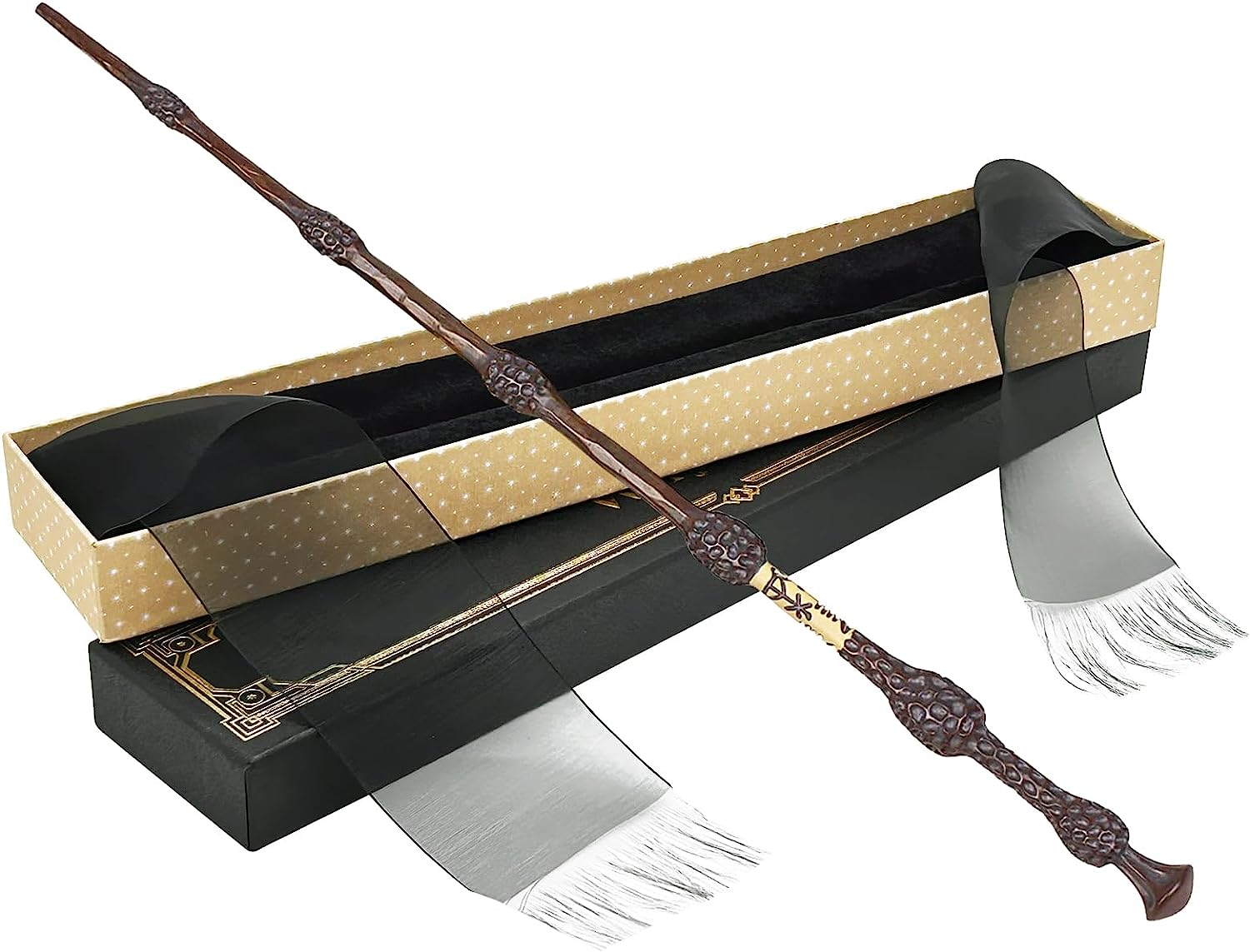 Magic Wand Wizard Wands for Kids and Adult, Witch Toy Witchcraft Collection, Costume Accessories Party Favors with Gift Box