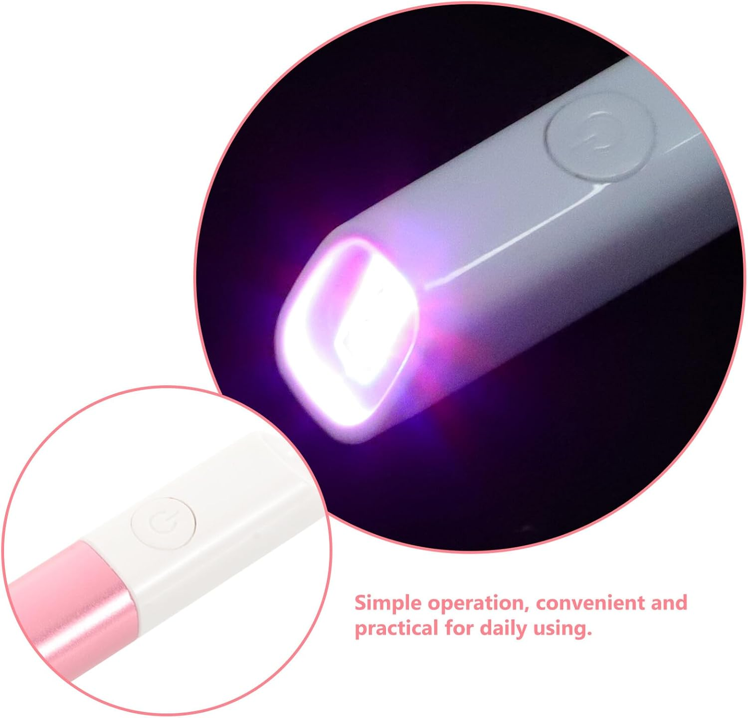 TOPPERFUN Red Blue Light Remover Pen Facial Scar Treatment Device Safe Skin Care Massager for Oily and Sensitive Face and Neck image number 5