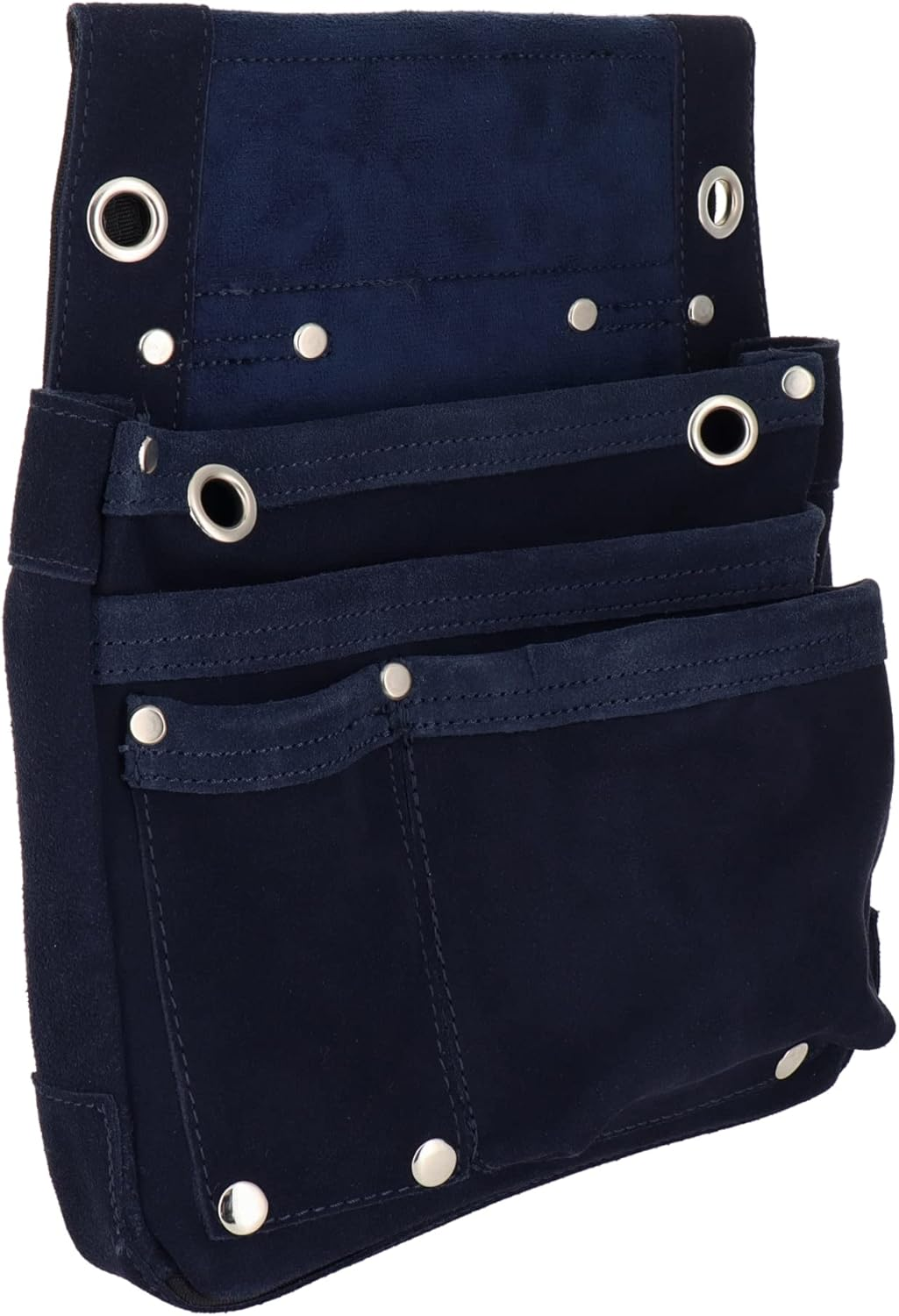 Sankyo Corporation DBLTACT Suede Genuine Leather Nail Bag, 2 Tiers