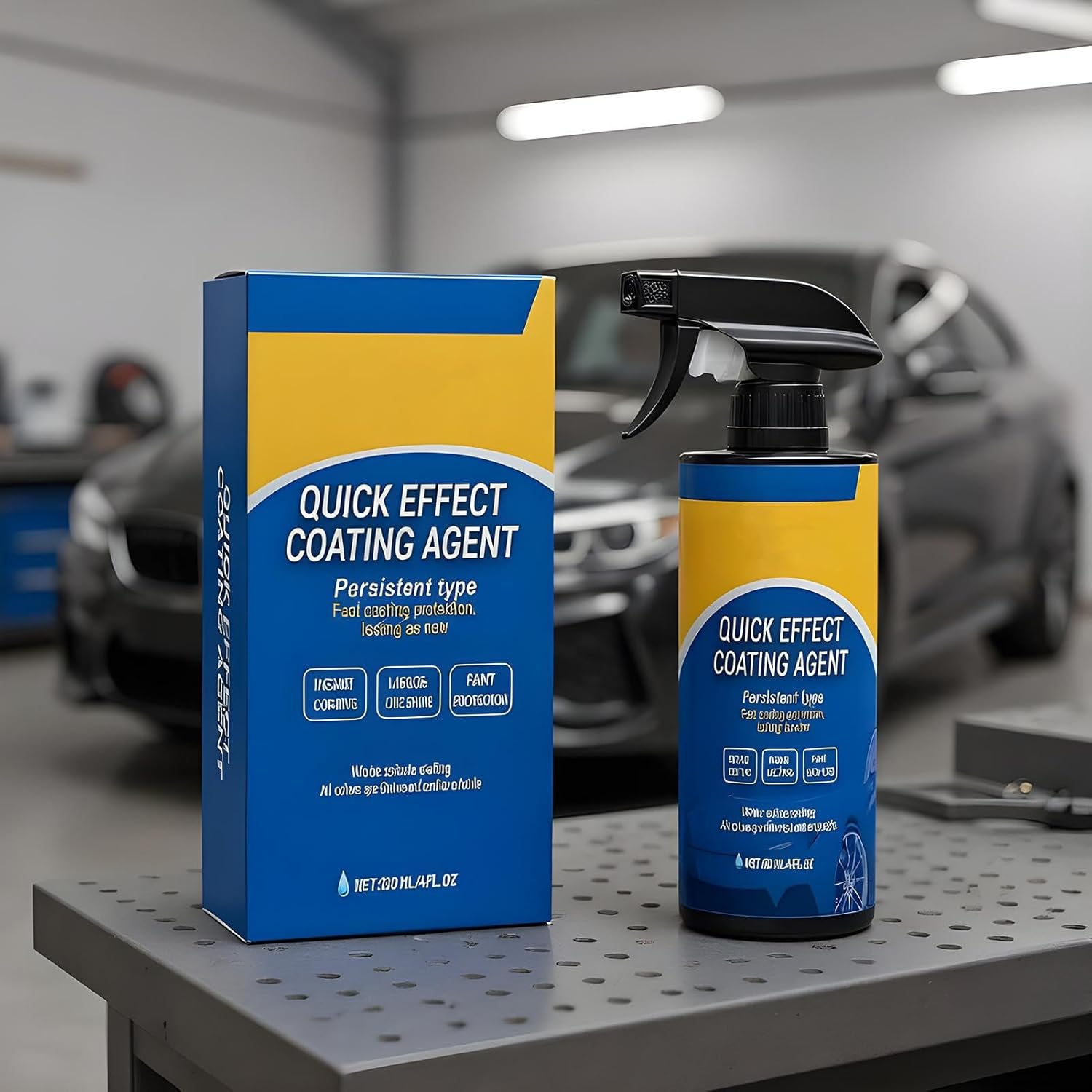 Zasdvn Coating Renewal Agent Spray - Automotive Scratch Agent 120Ml,Uv Resistant Car Coating Spray for Marine, Vehicle, Beginners, Outdoors, Rims, Glass, Window, Detailing image number 4