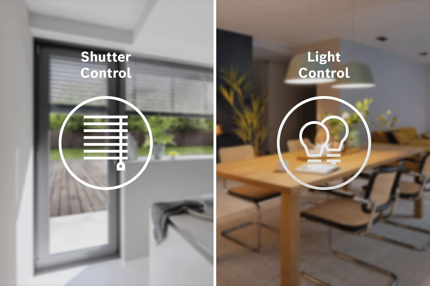 Bosch Smart Home Light/Shutter Control II, for Controlling the Lighting, Shutters/Venetian Blinds/Sun Blinds, Compatible with Amazon Alexa, Google Assistant and Apple Homekit image number 2