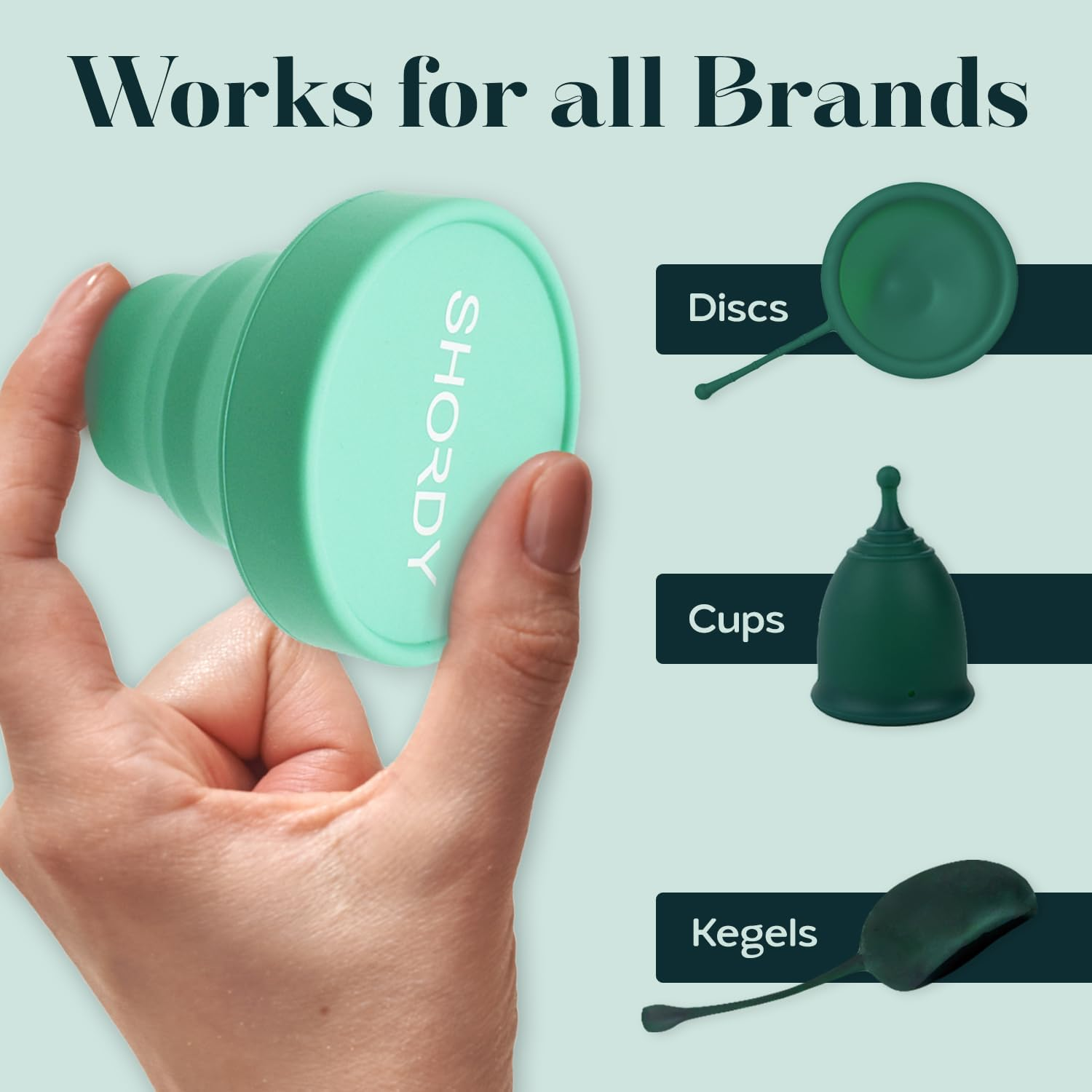 SHORDY Menstrual Case Holder for Sterilization, Collapsible Silicone Container - Boil, Sterilize & Store Your Period Cups, Microwave-Friendly & Foldable, Sustainable & Compact, Ideal for Travel image number 5