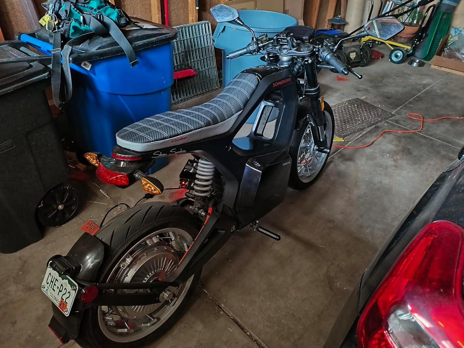 33/35/36/37/41/43/50/51 CNC Motorcycle Handle Bars Aluminum Fork Tube Clip-Ons Cafe Racer Handlebar Replaceable Fit for Kawasaki Honda Suzuki Yamaha Ducati Aprilia 51MM Black image number 4