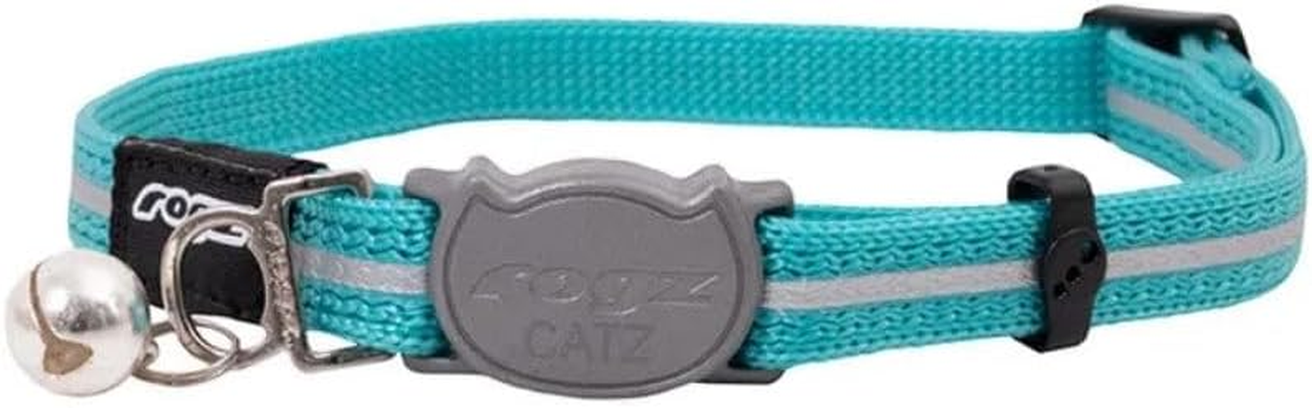 Rogz Alleycat Safeloc Collar Teal - S