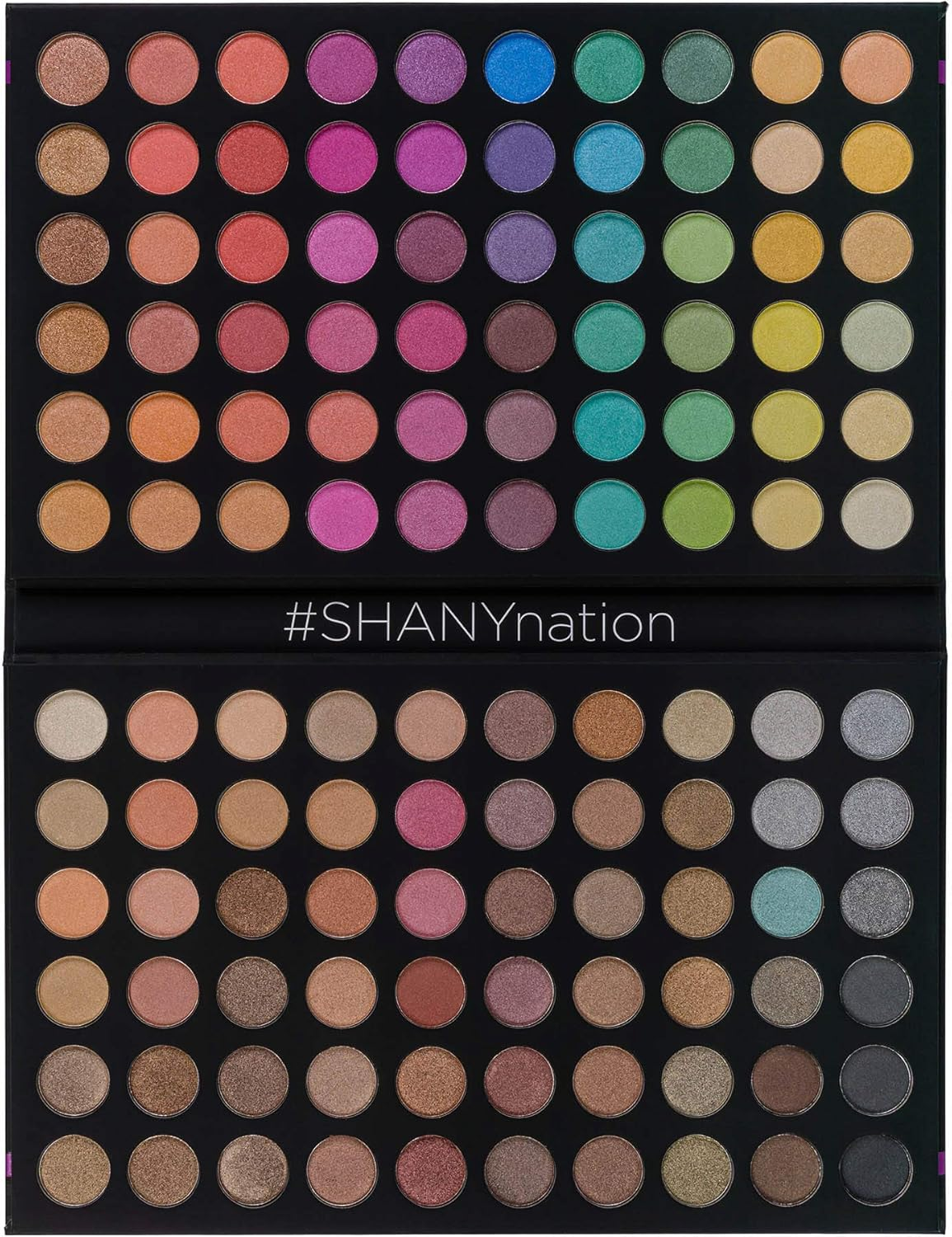 SHANY Ultimate Fusion Eyeshadow Palette (120 Color Eyeshadow Palette, Natural Nude and Neon Combination), Net Wt. 120G image number 4