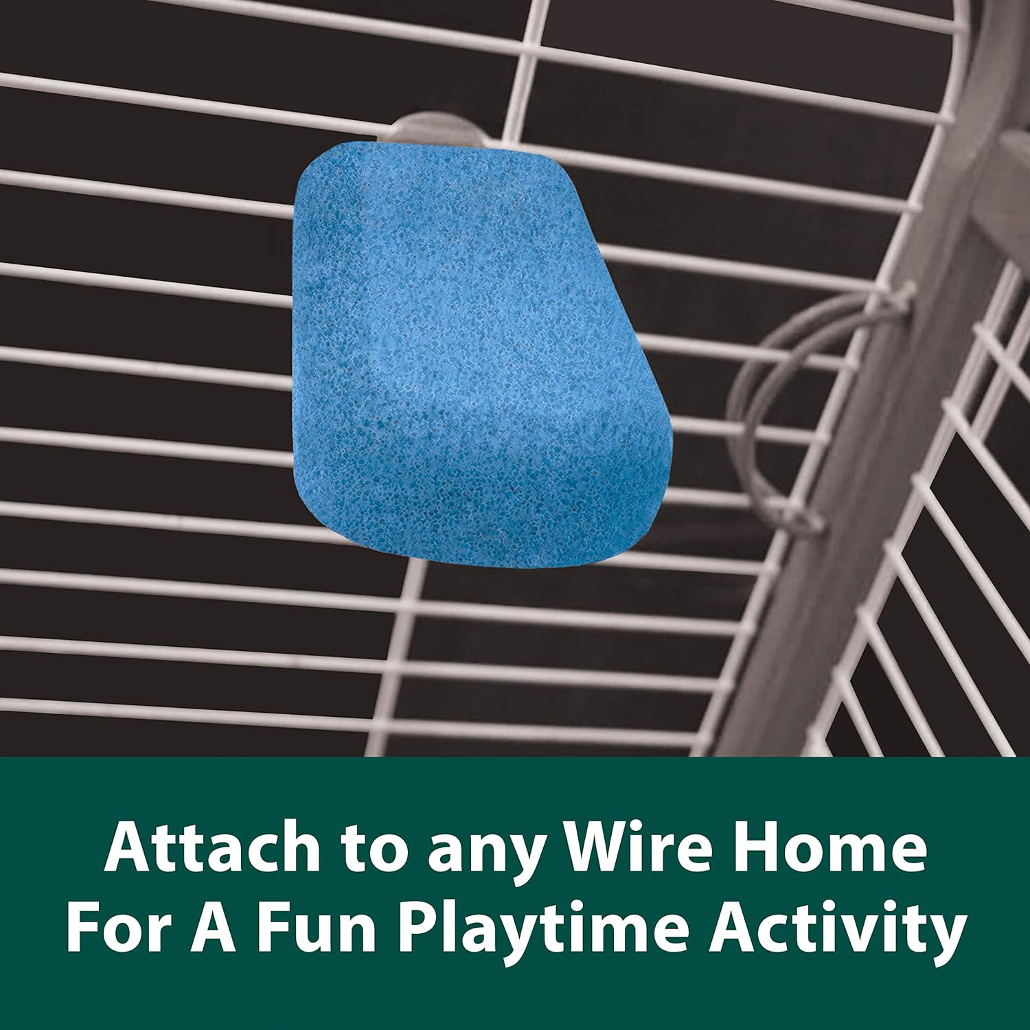 Kaytee Pumice Rock Lava Ledge, Attaches to Cage, Chewing, Teeth and Beak Grinding, for Chinchillas, Ferrets, Rabbits, Birds (Assorted Colours) image number 6